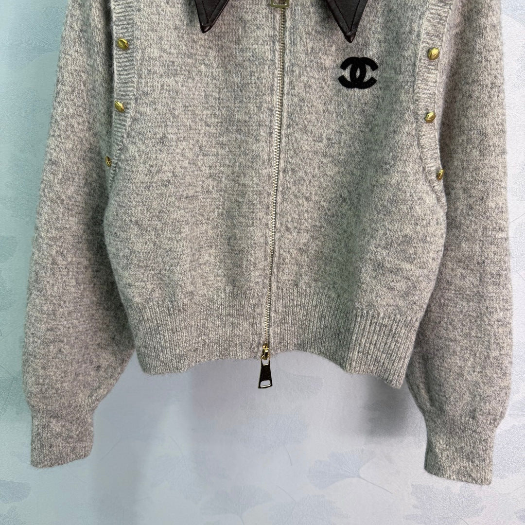 Chanel 2026 Short Zipper Jacket Wool 449494