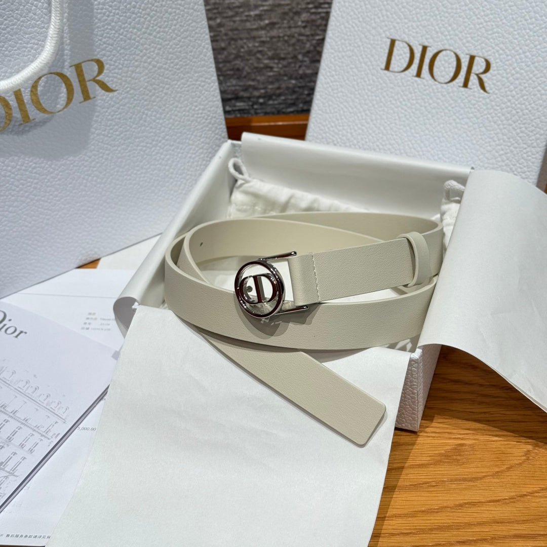 Dior 2026 Montaigne Reversible Belt 25mm Cowhide 193847