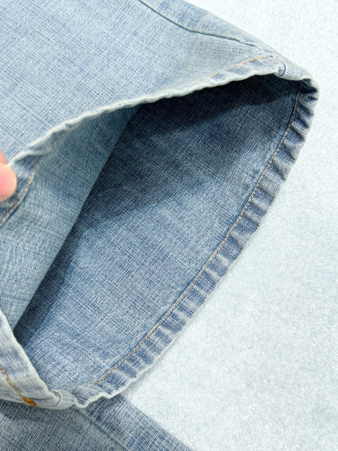 Miumiu 2026 Denim Pant Light Blue Cotton