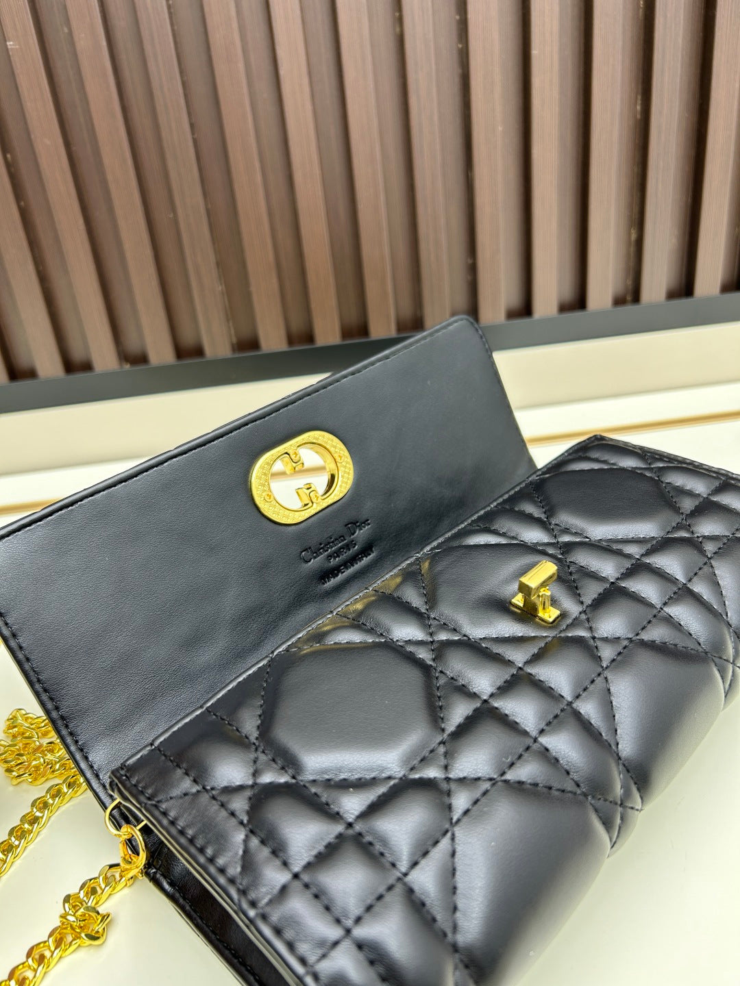 Dior 2026 Miss Caro Top Handle Pouch 24cm Lambskin