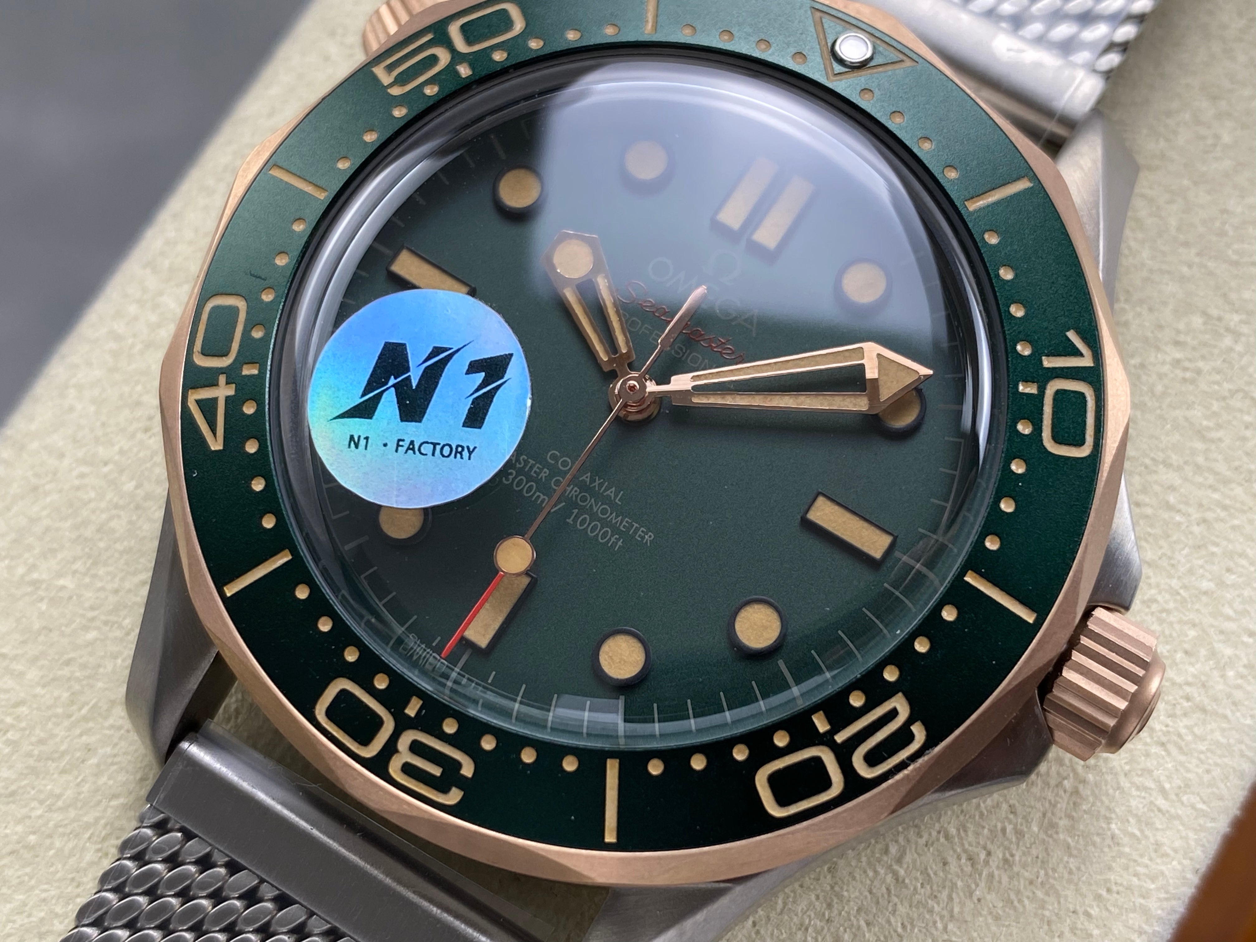 Omega Seamaster Diver 300M 42mm Green Dial Watch