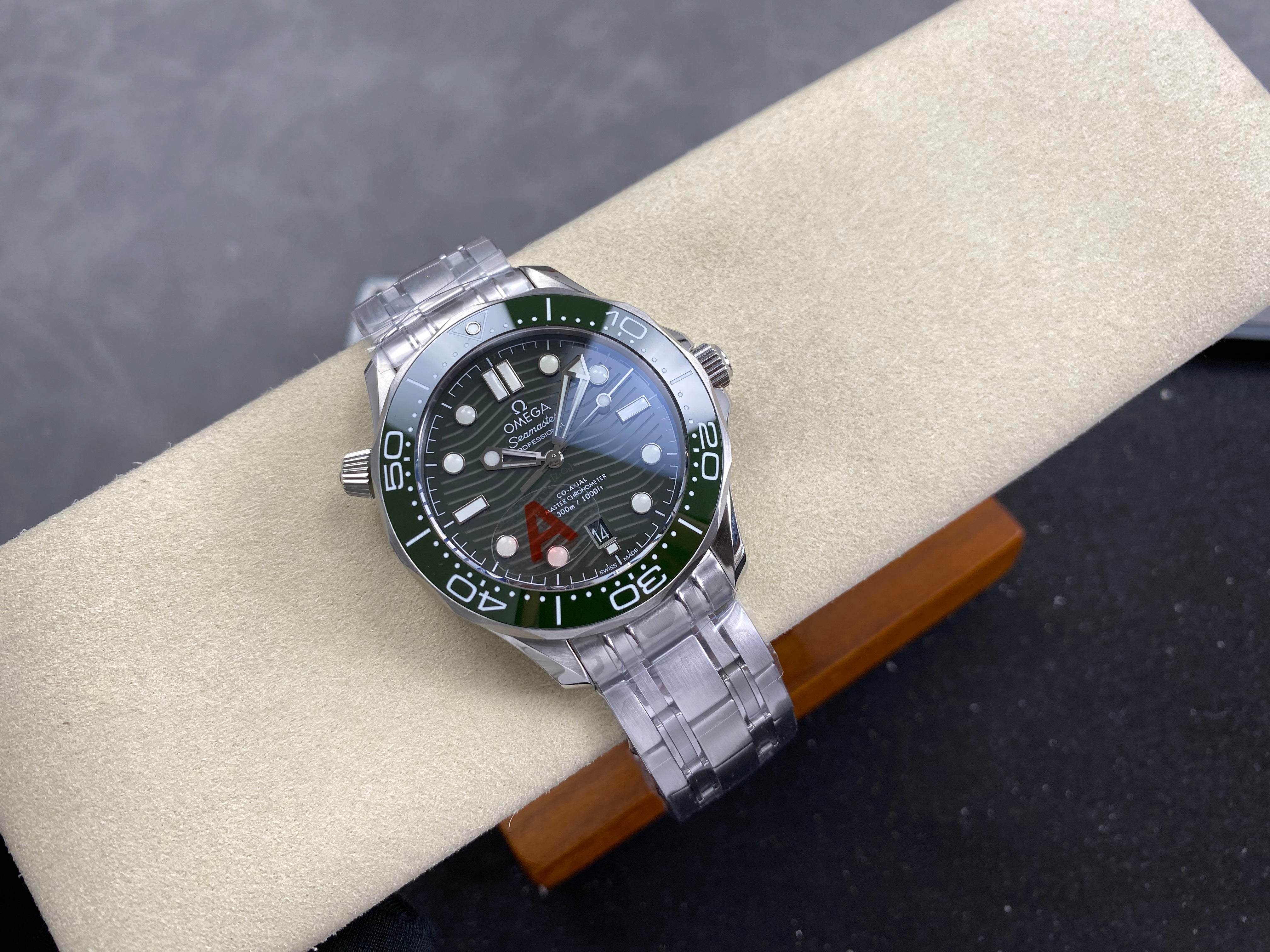 Omega Seamaster Diver 300 M Green Dial Watch