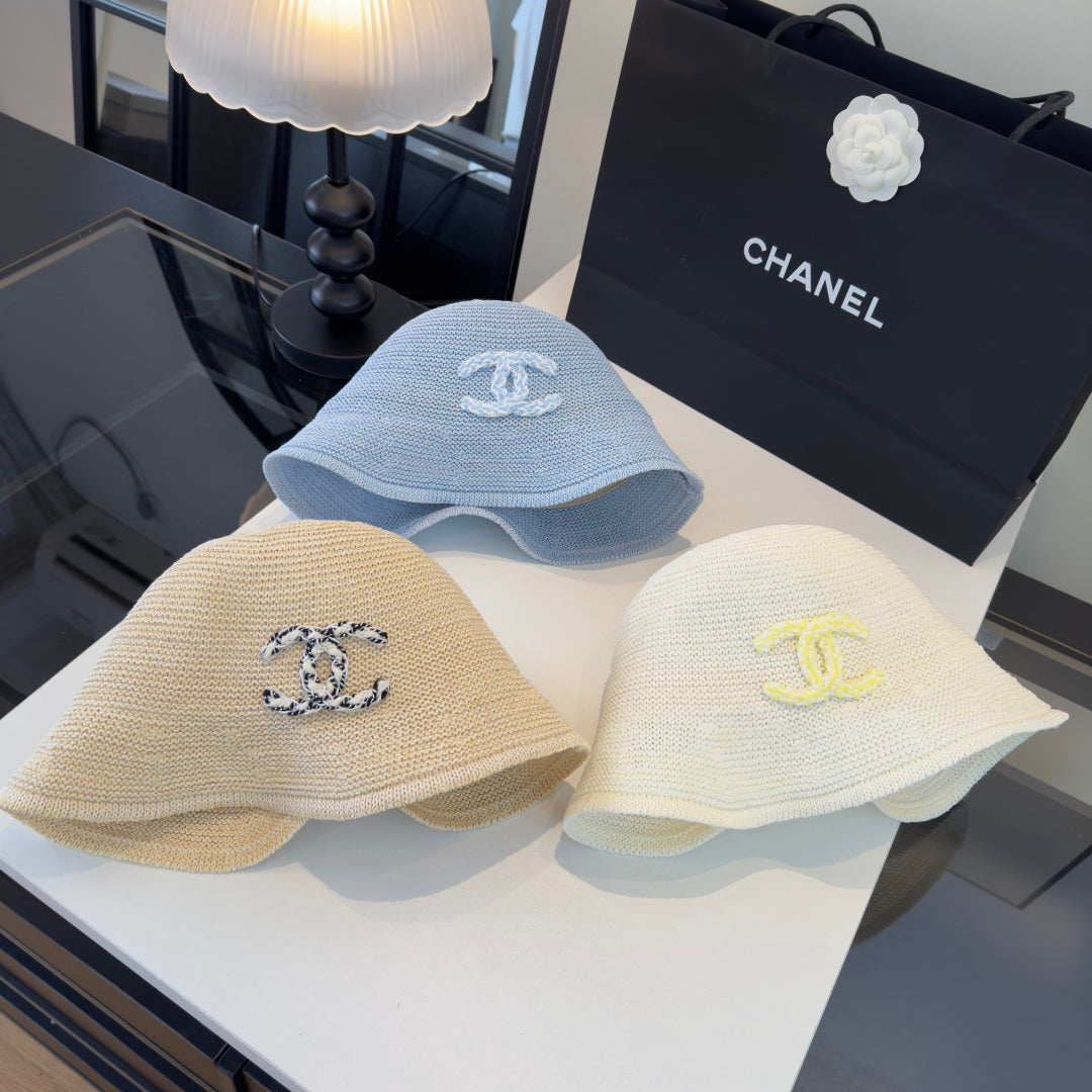 Chanel Knitted Bucket Hat 380655