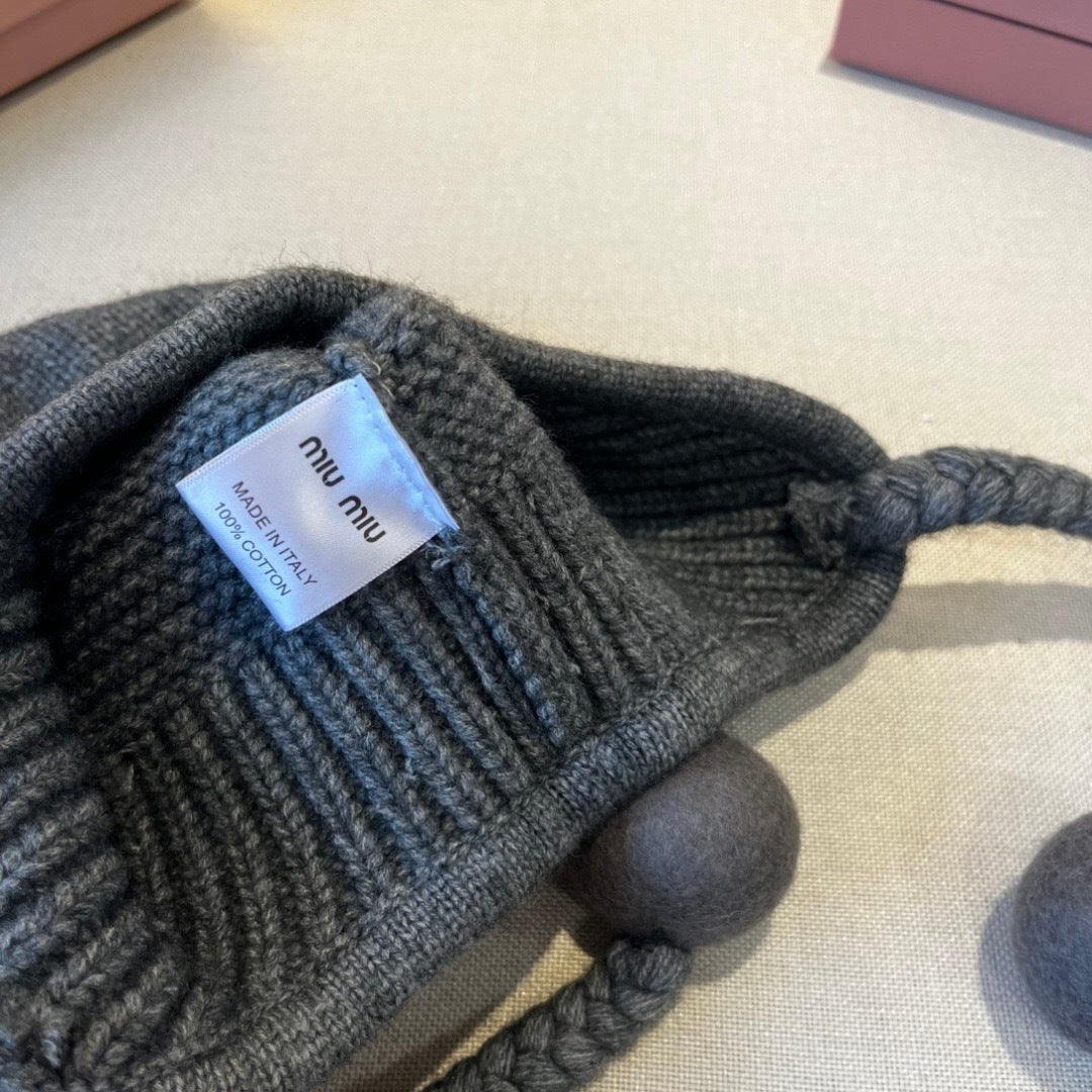 Miumiu Earflap Cap 437125