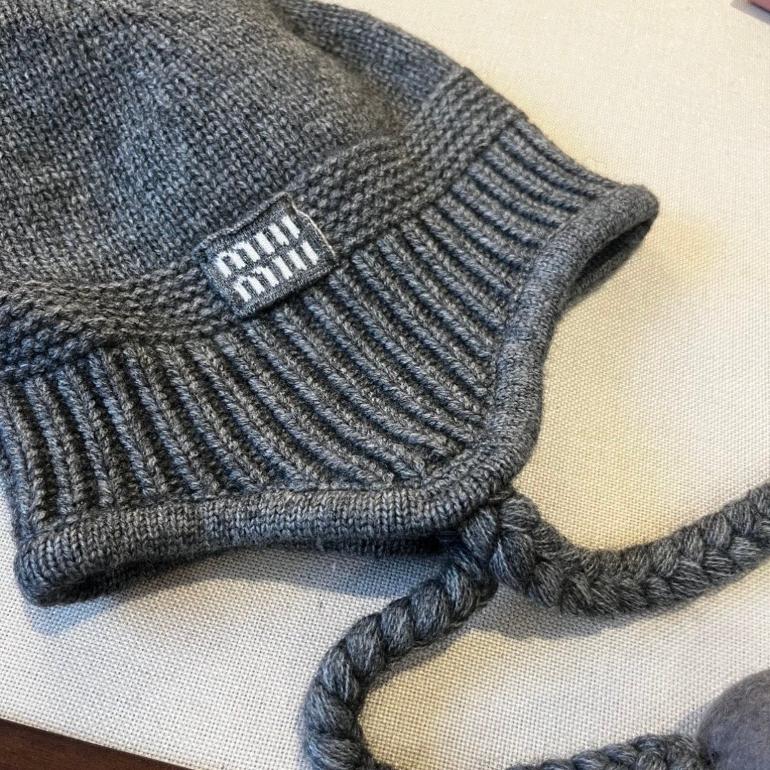 Miumiu Earflap Cap 437125