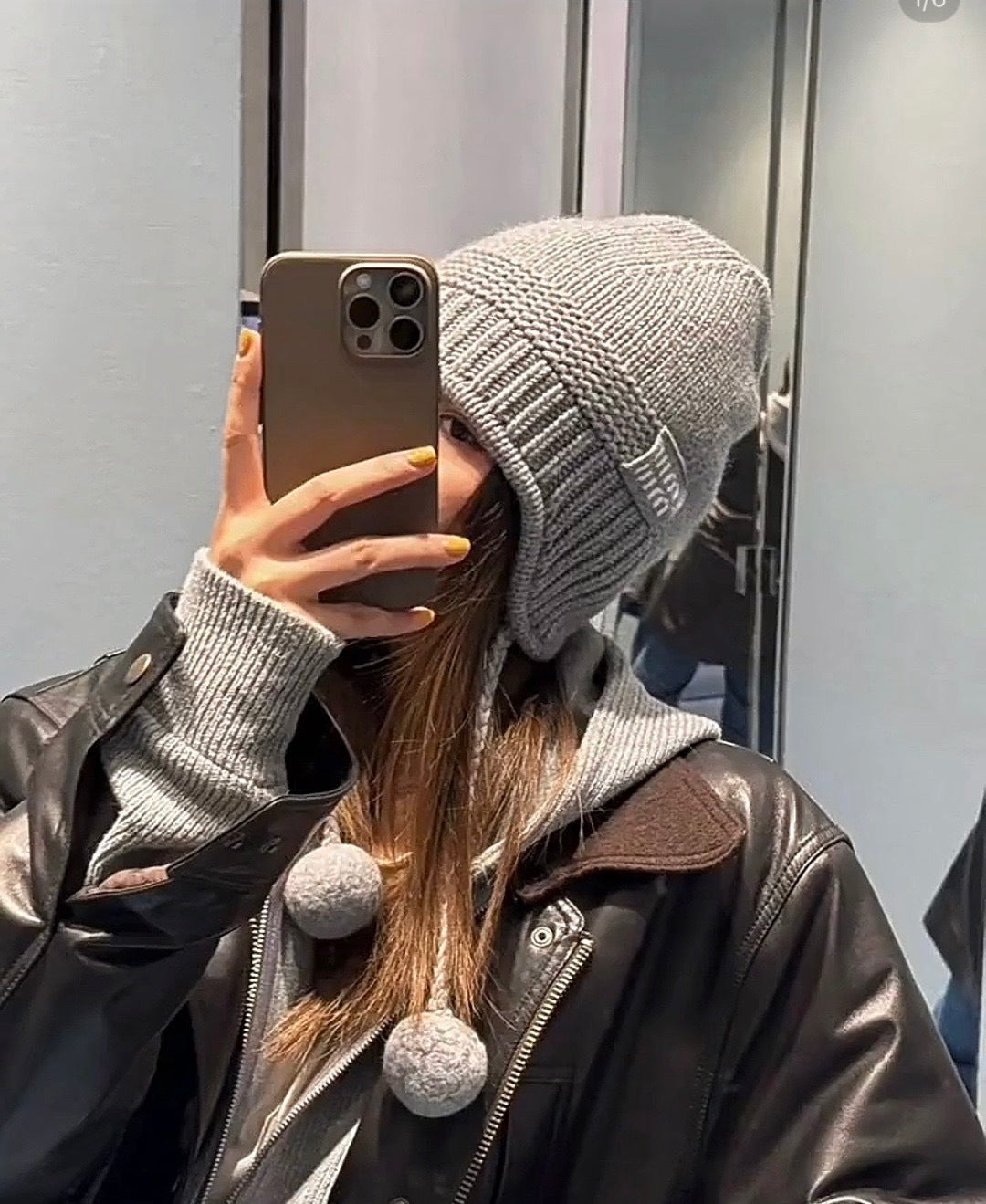 Miumiu Earflap Cap 437125