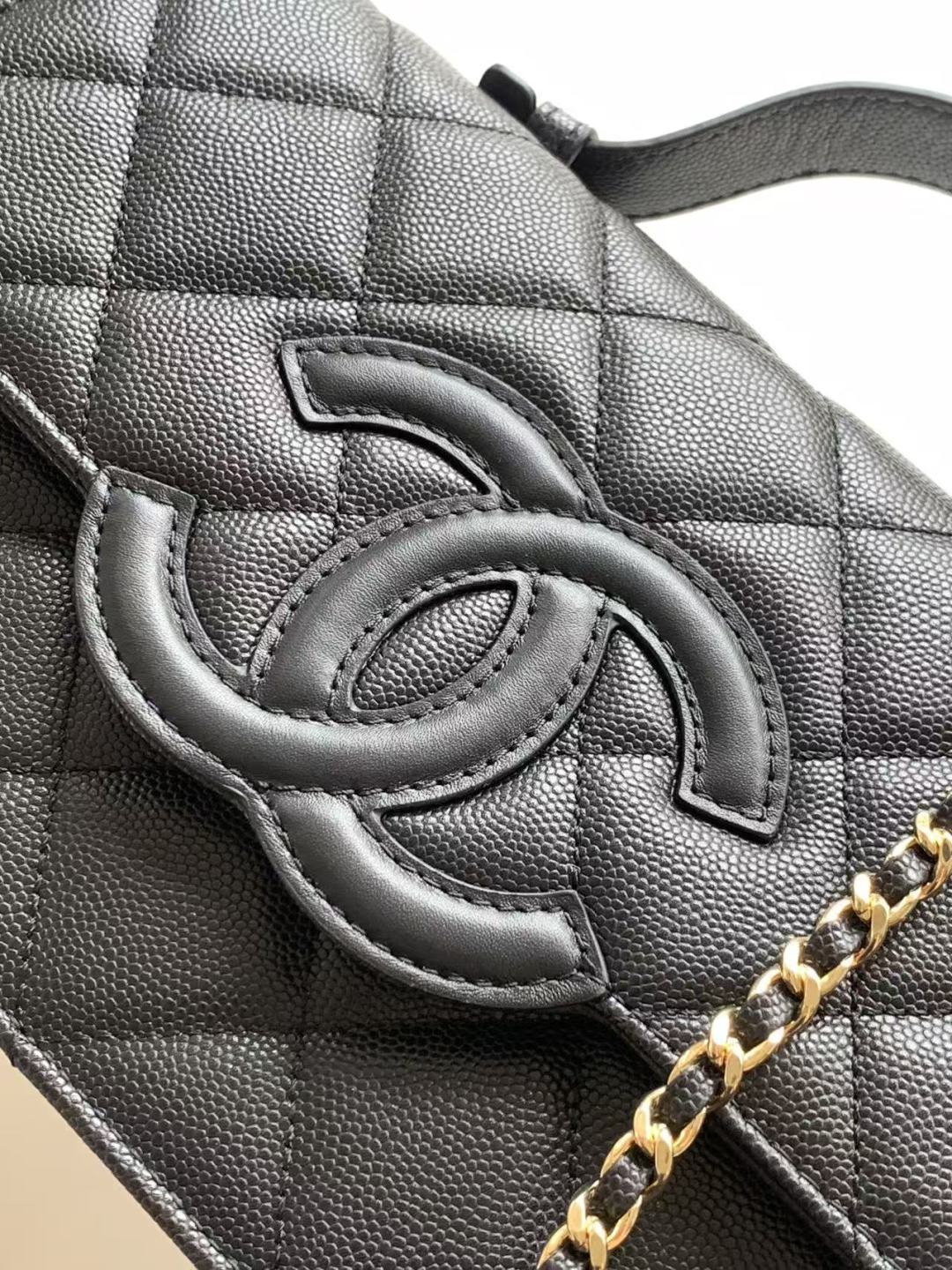 Chanel 2026 Flap Bag 24cm Pebbled Calfskin