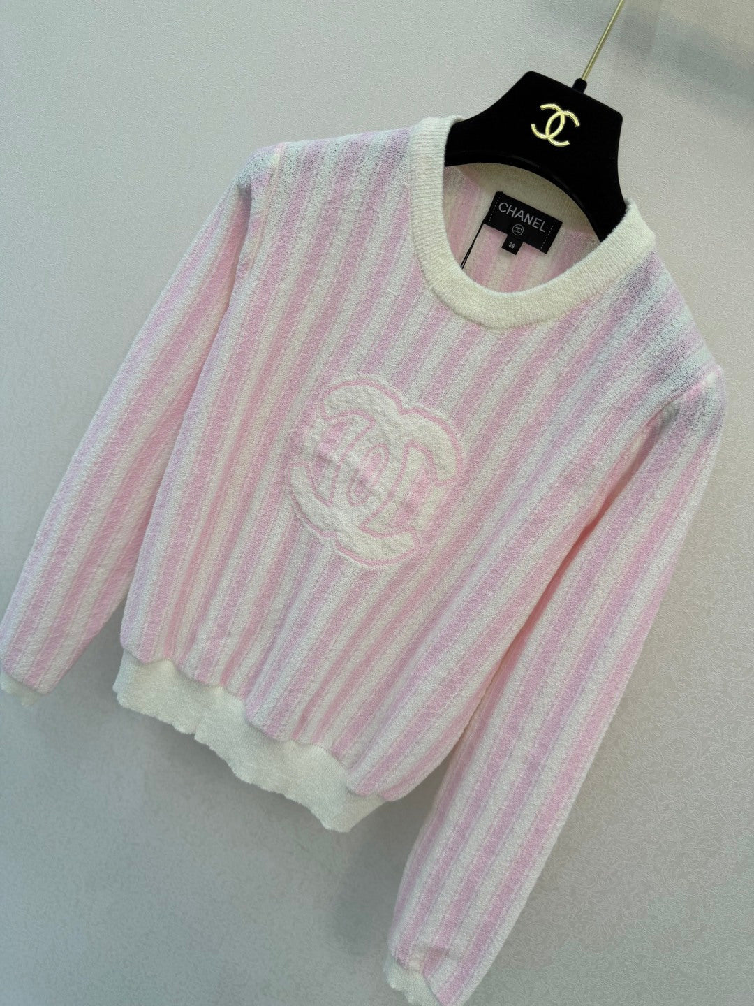 Chanel 2026 Striped Sweater Wool 417561