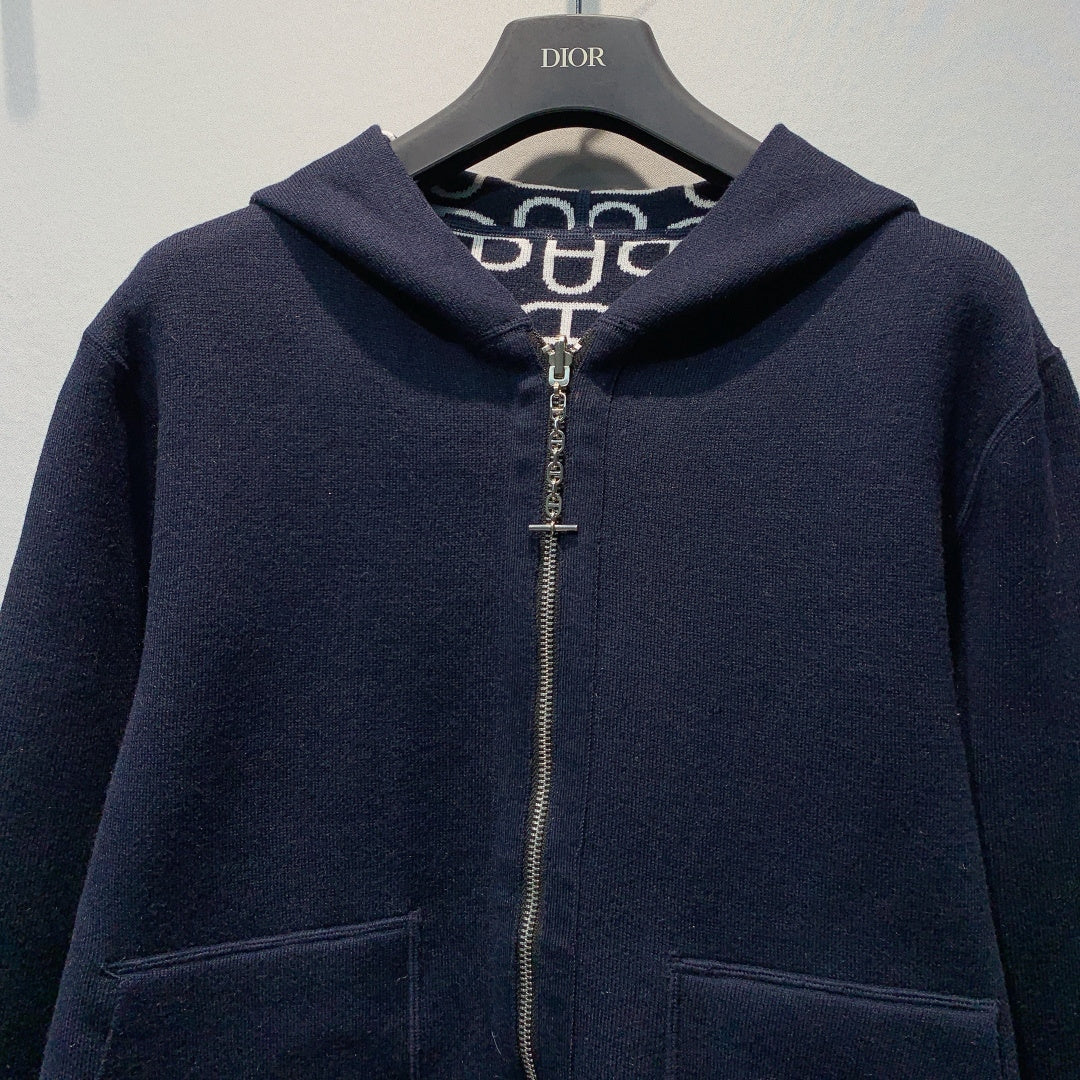 Hermes 2026 Hooded Cardigan Wool 413938