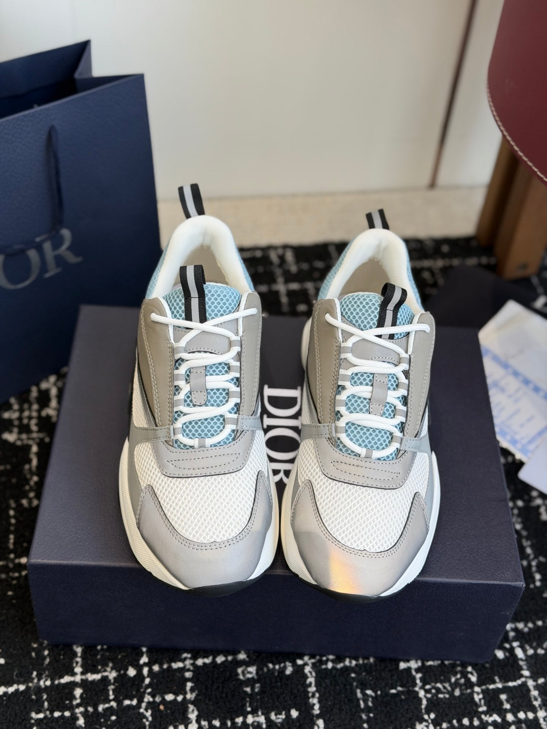 Dior 2026 B22 Sneakers Mesh Leather 966729