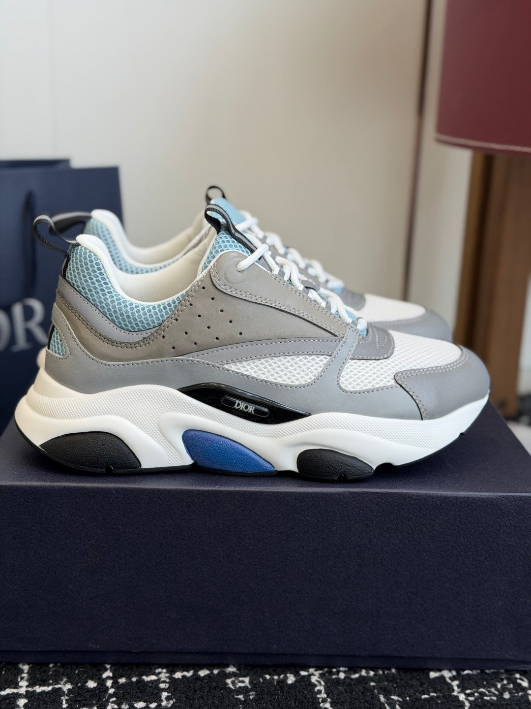 Dior 2026 B22 Sneakers Mesh Leather 966729