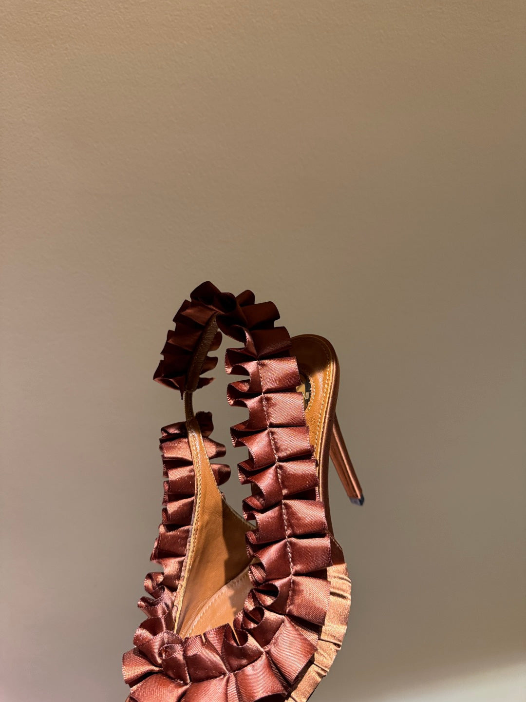 YSL 2026 Madeleine Slingback 110mm Silk Leather