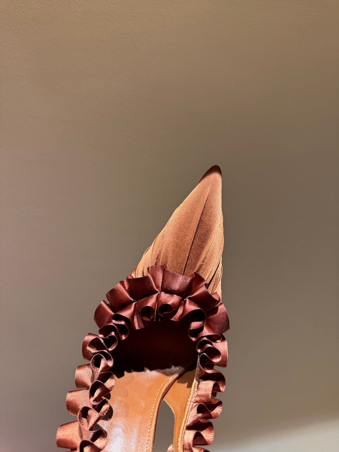 YSL 2026 Madeleine Slingback 110mm Silk Leather