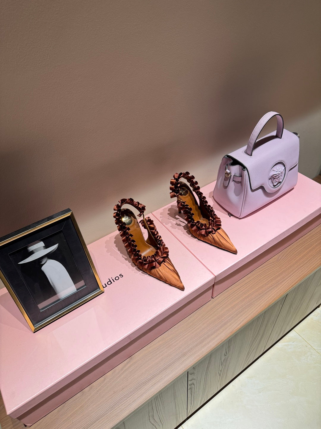 YSL 2026 Madeleine Slingback 110mm Silk Leather
