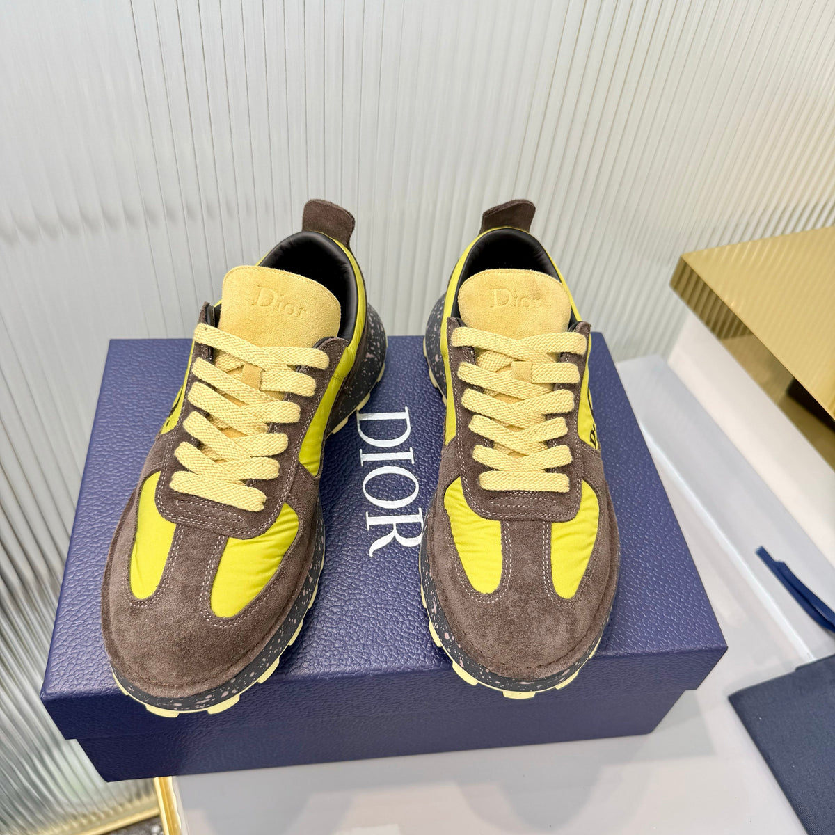 Dior 2026 Squash Sneakers Suede Fabric 141027