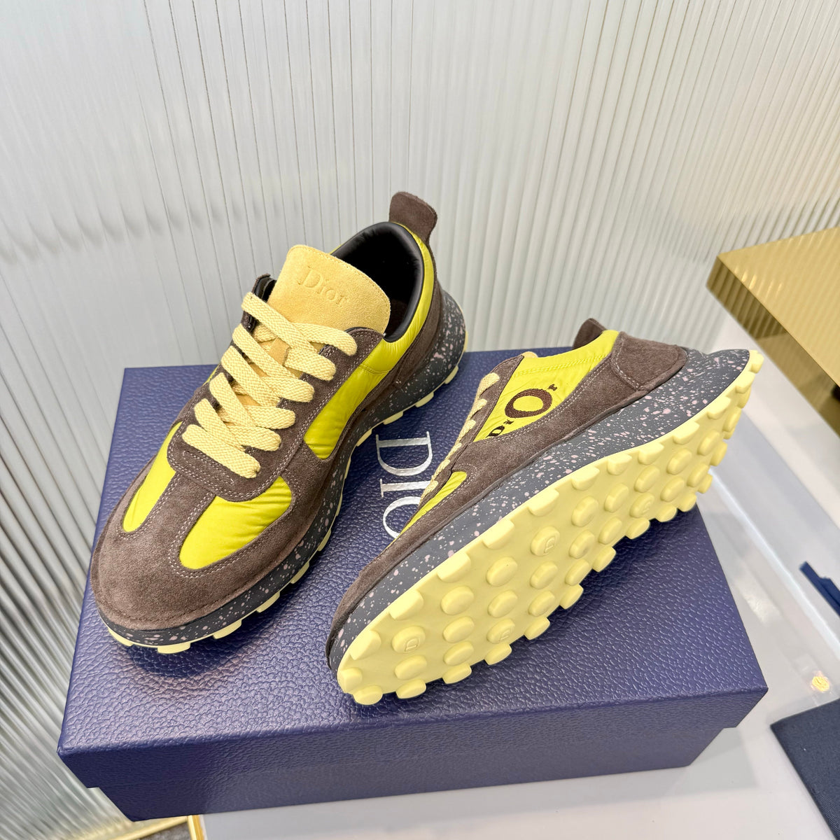 Dior 2026 Squash Sneakers Suede Fabric 141027