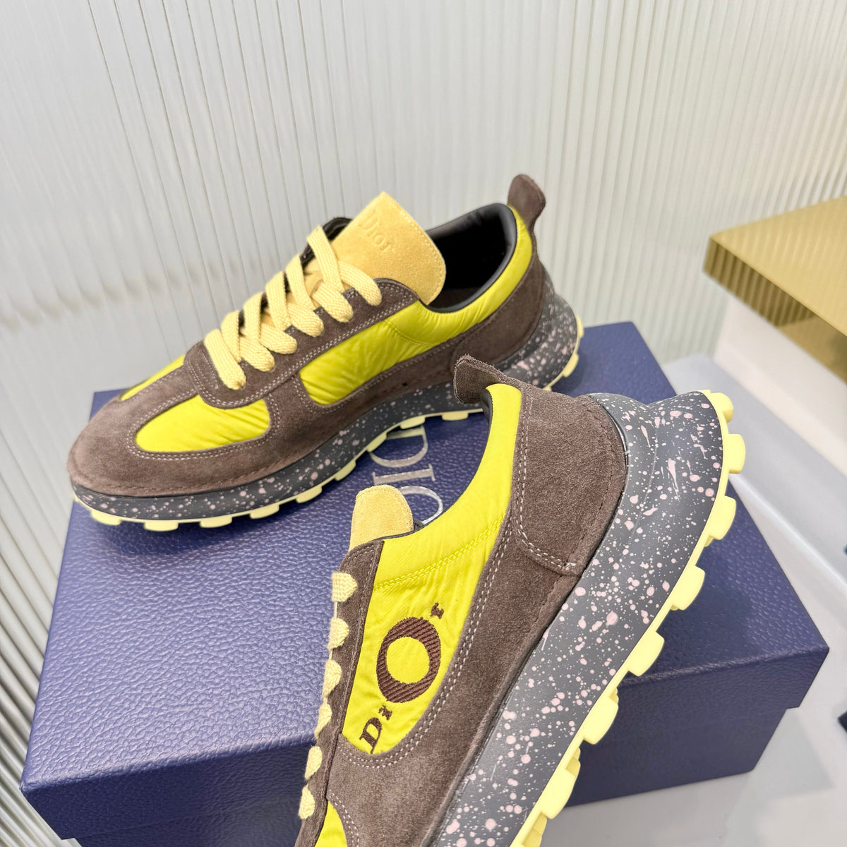 Dior 2026 Squash Sneakers Suede Fabric 141027