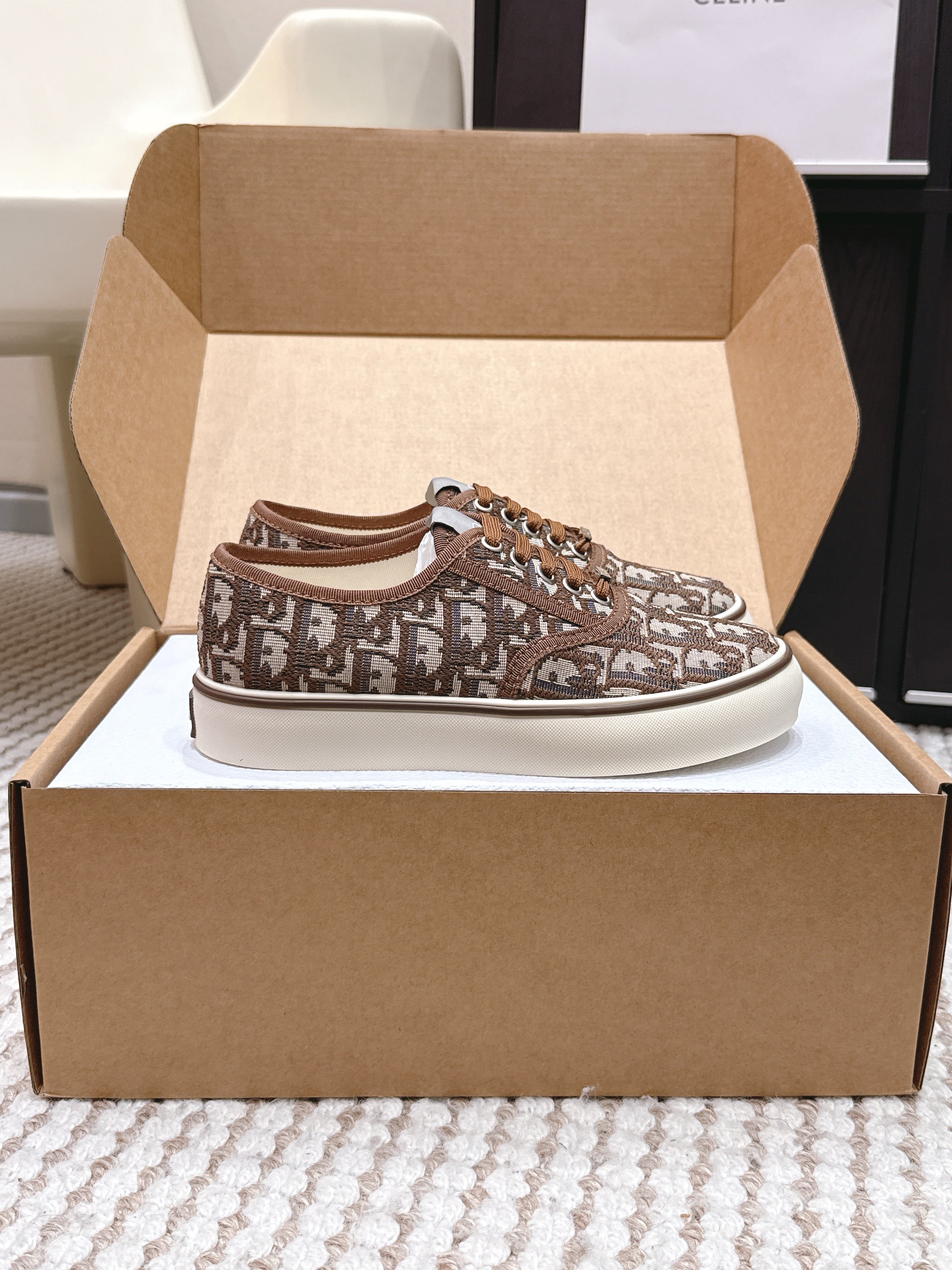 CD 26 Platform Sneaker Monogram Brown Canvas 632434