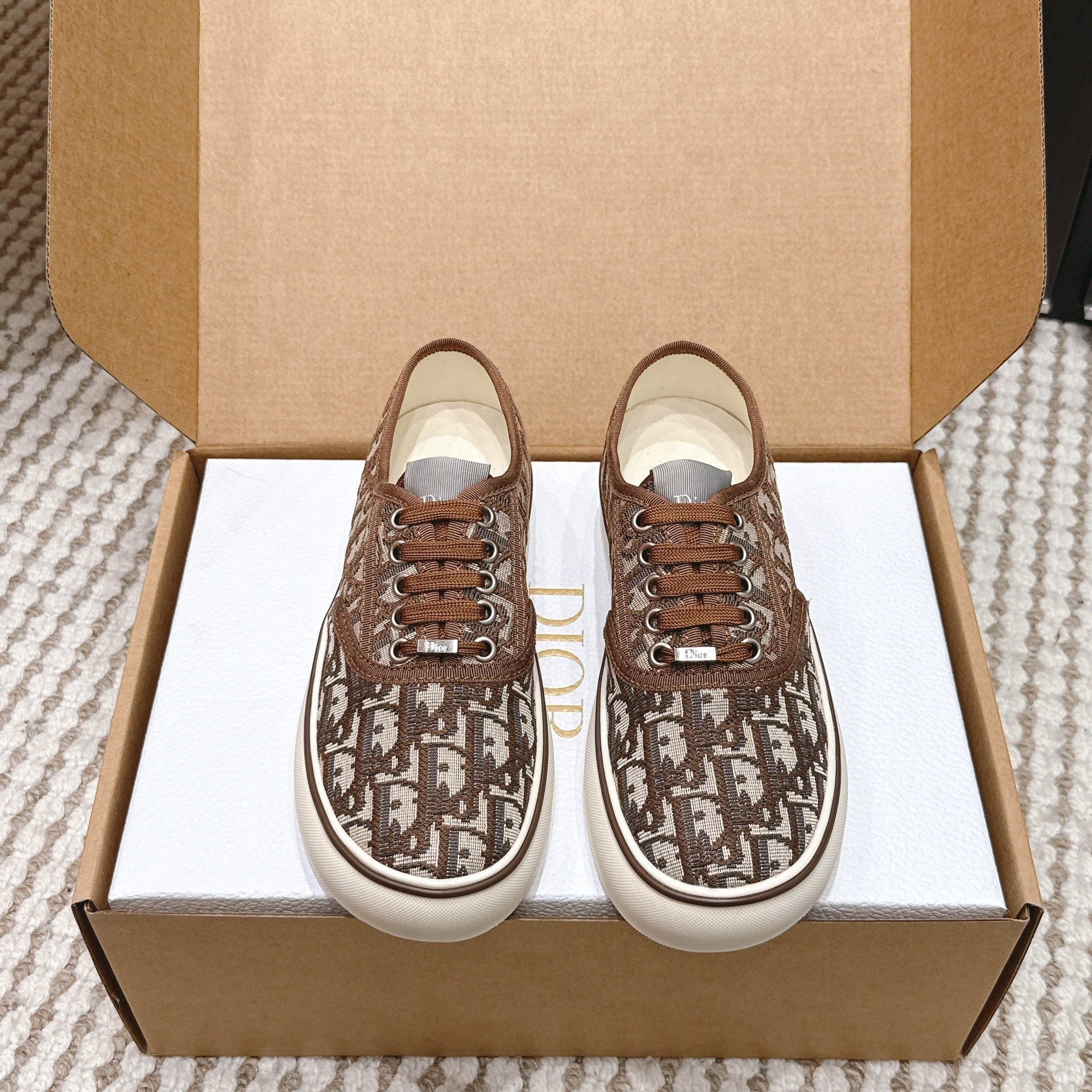 CD 26 Platform Sneaker Monogram Brown Canvas 632434