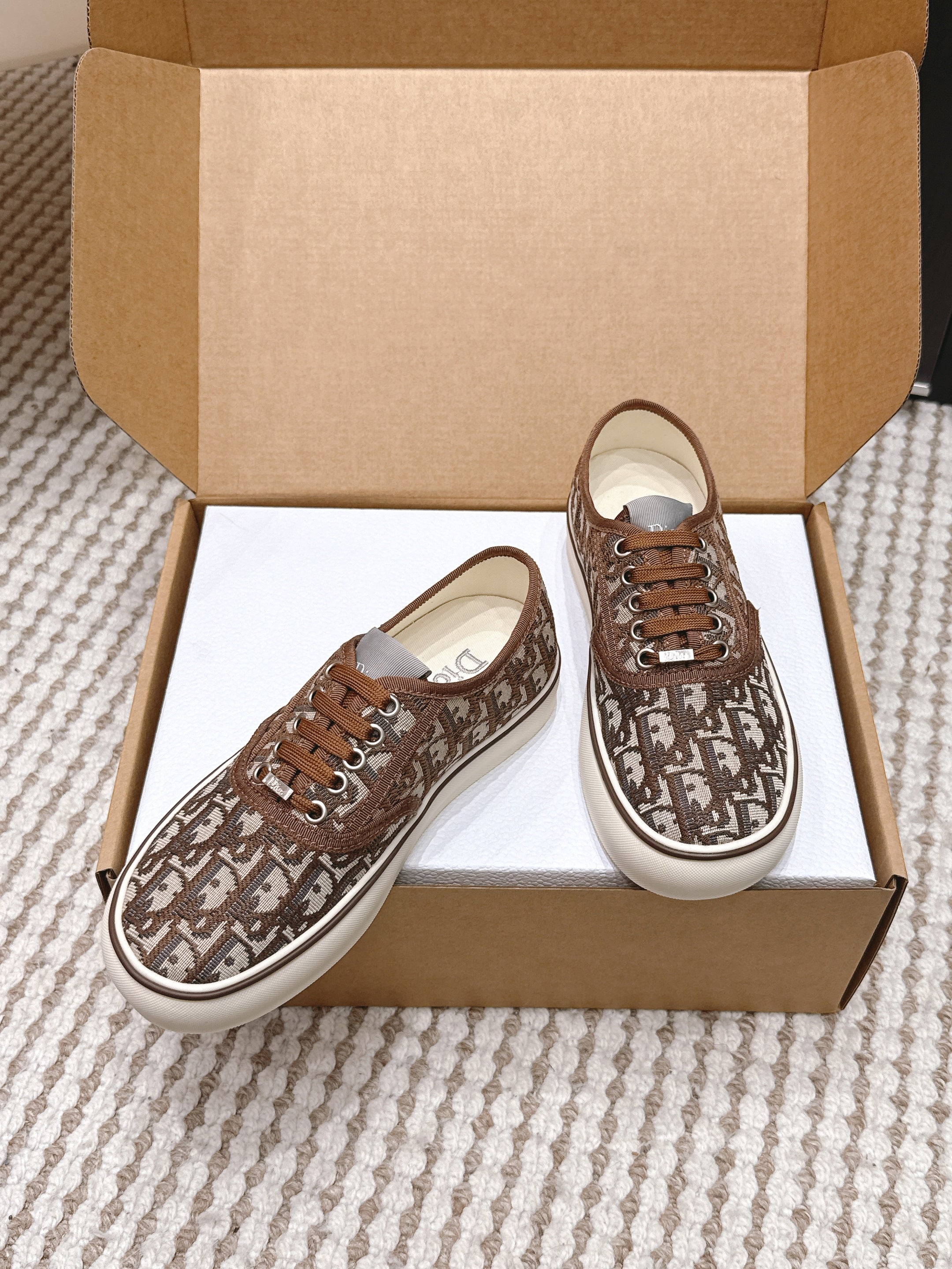 CD 26 Platform Sneaker Monogram Brown Canvas 632434