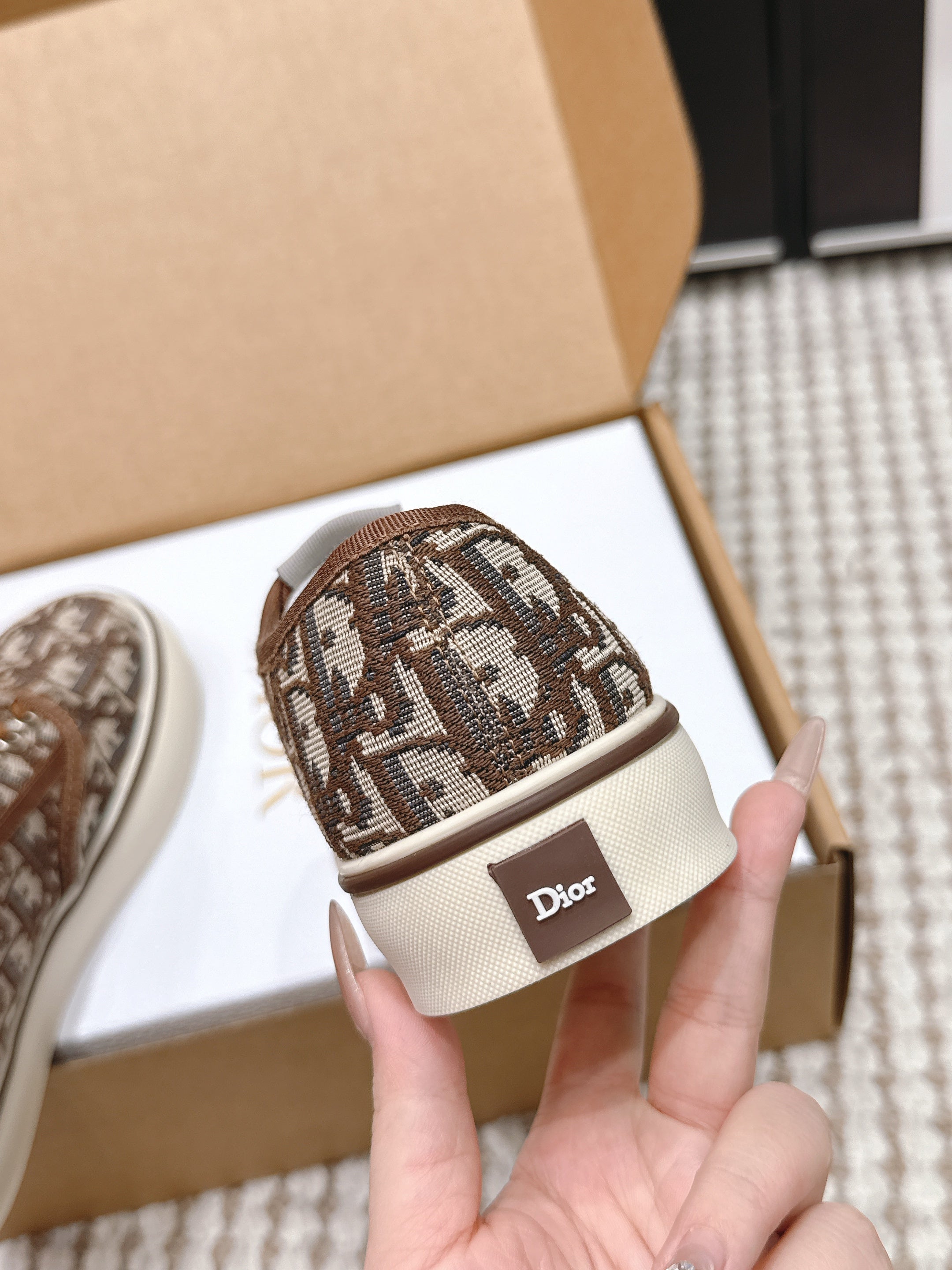 CD 26 Platform Sneaker Monogram Brown Canvas 632434