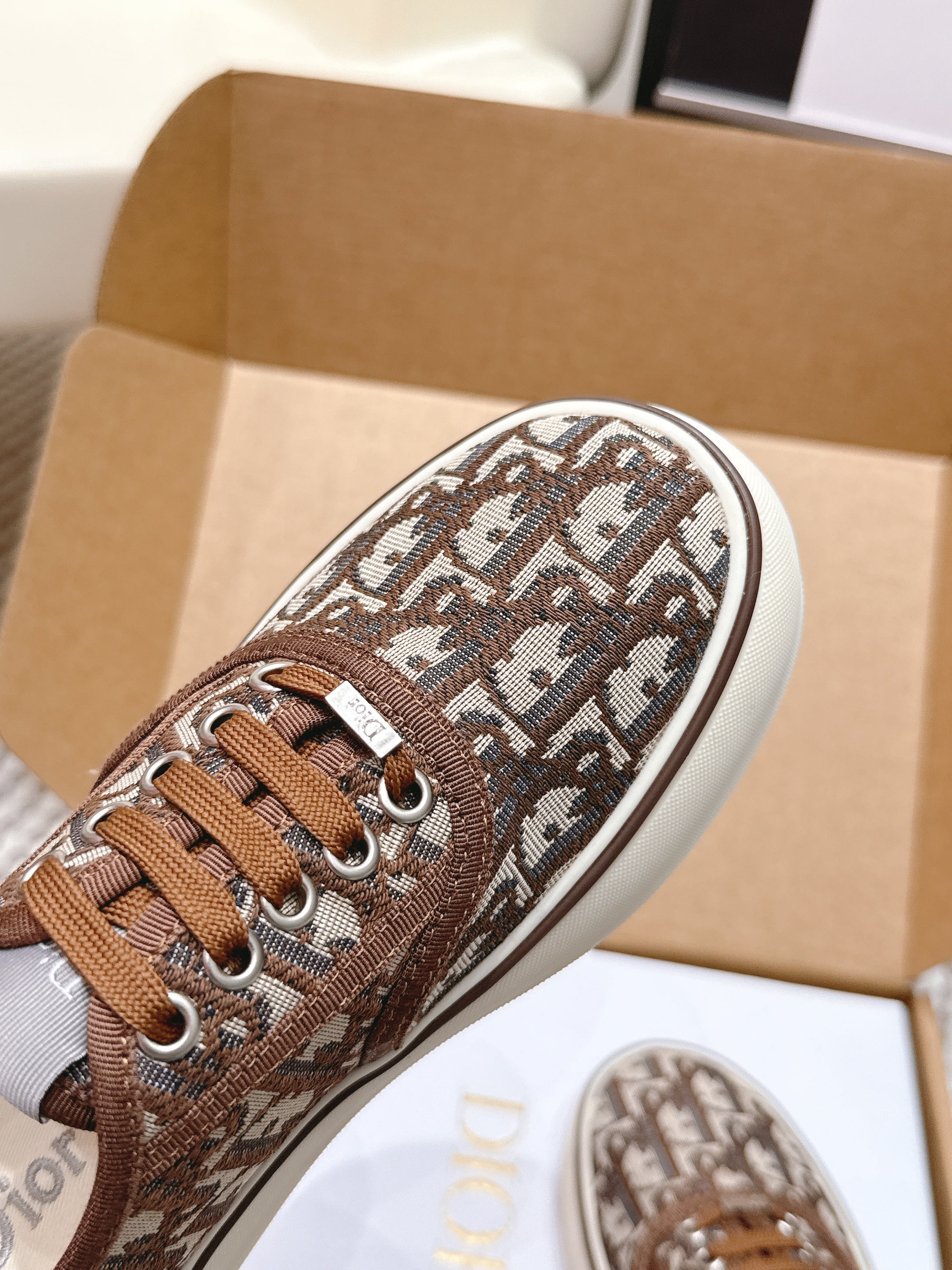 CD 26 Platform Sneaker Monogram Brown Canvas 632434
