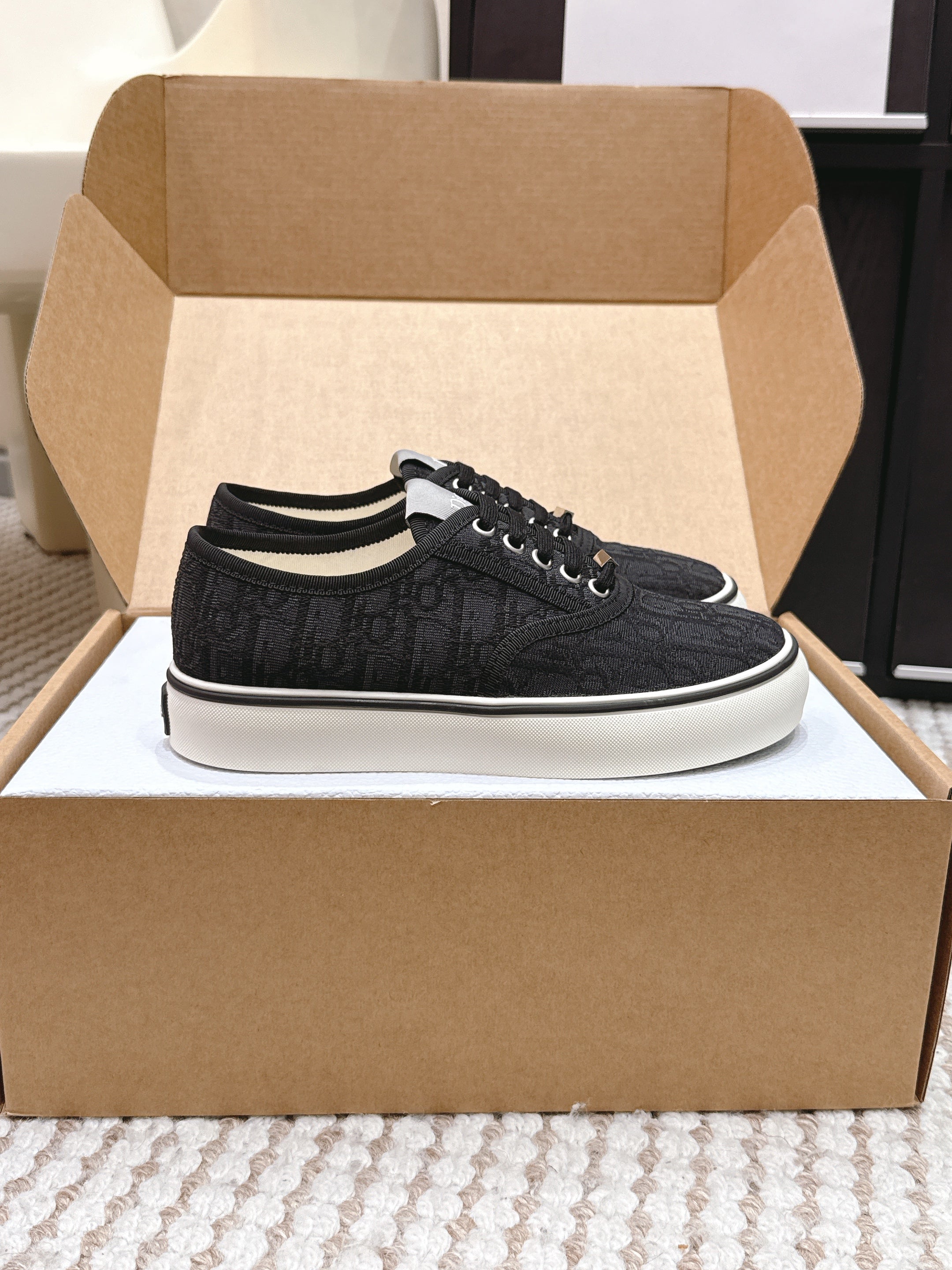 CD 26 Platform Sneaker Monogram Black Canvas 632435