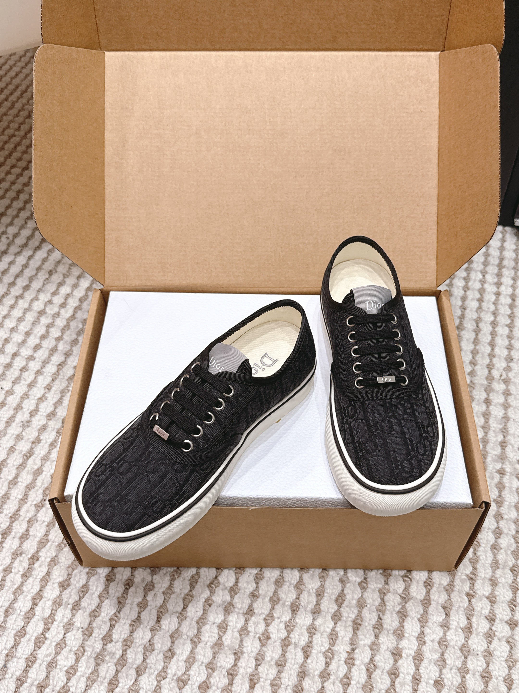 CD 26 Platform Sneaker Monogram Black Canvas 632435