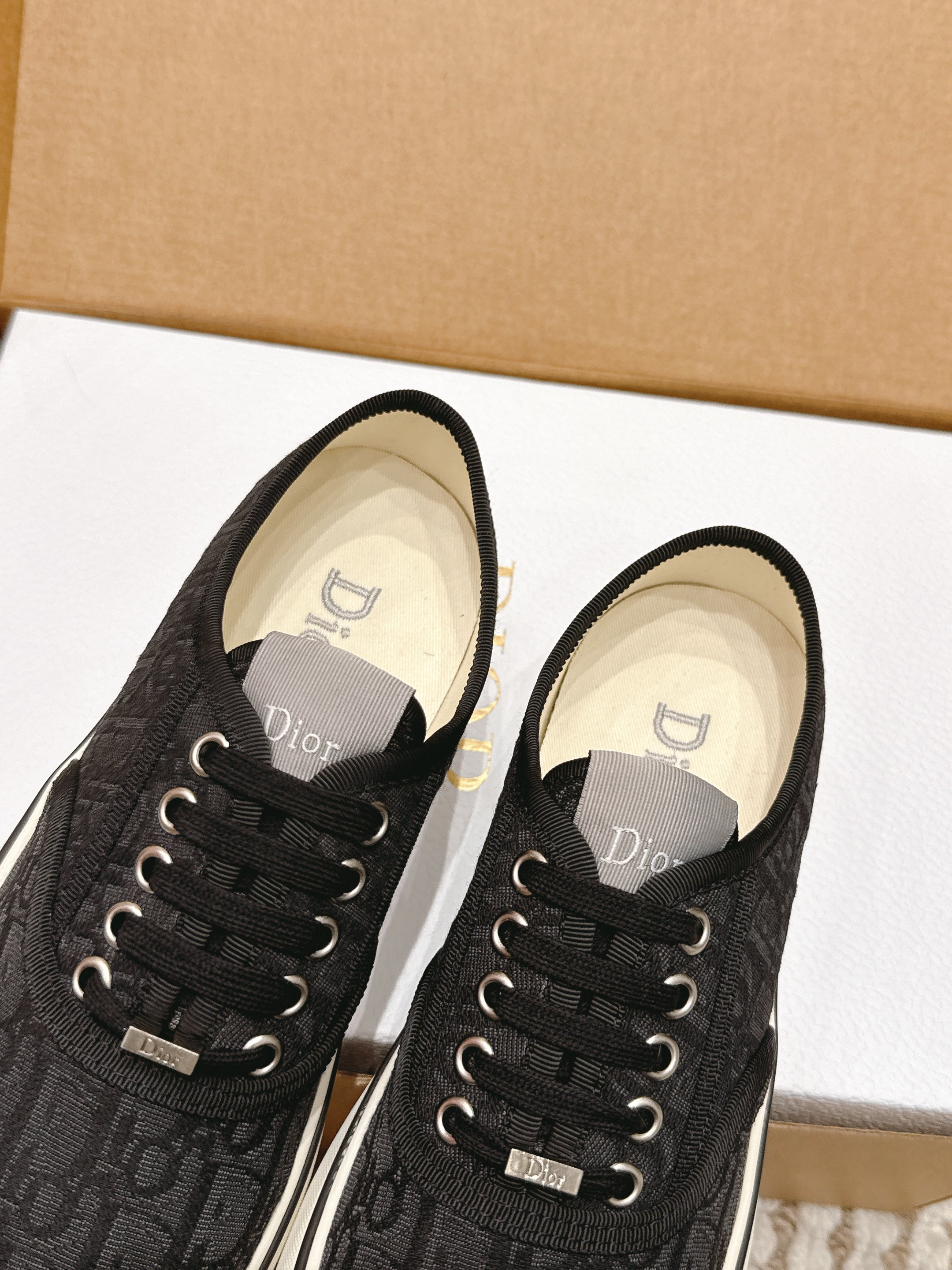 CD 26 Platform Sneaker Monogram Black Canvas 632435