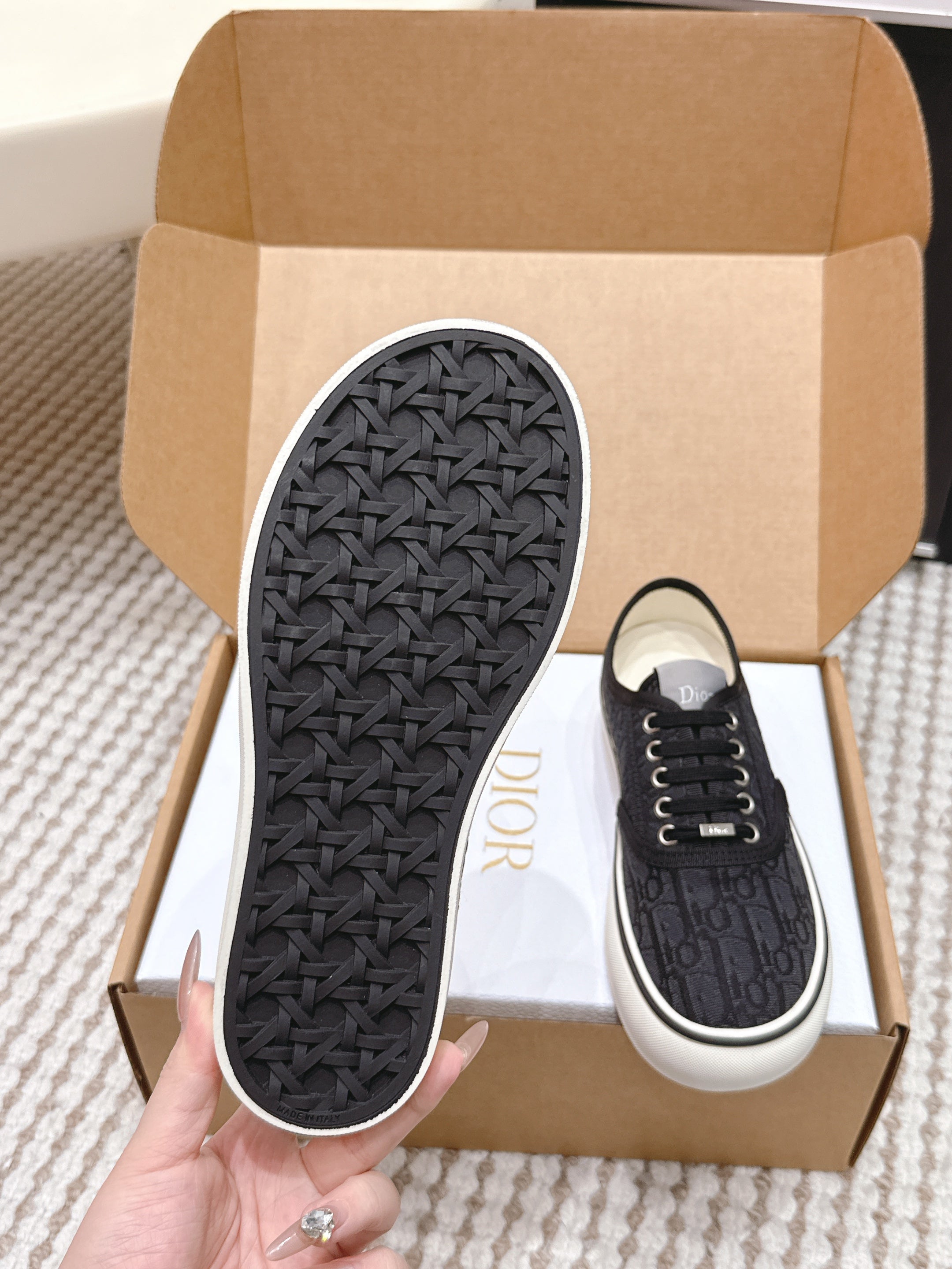 CD 26 Platform Sneaker Monogram Black Canvas 632435