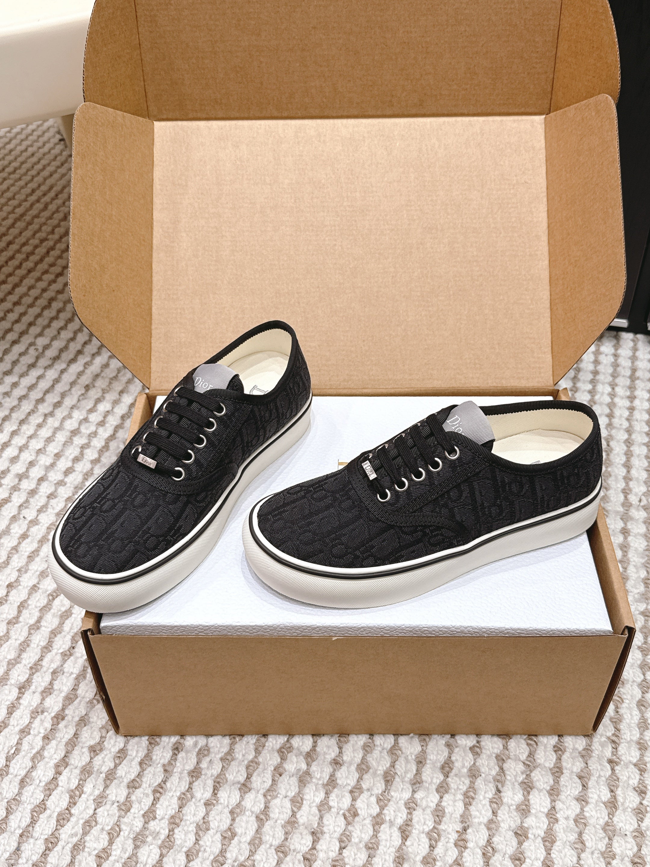CD 26 Platform Sneaker Monogram Black Canvas 632435