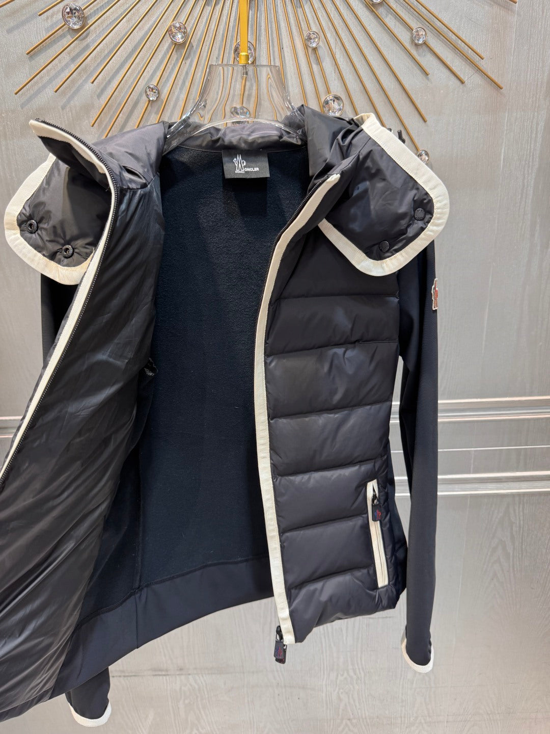 MC 25 Thin Down Jacket Black Polyester 0008