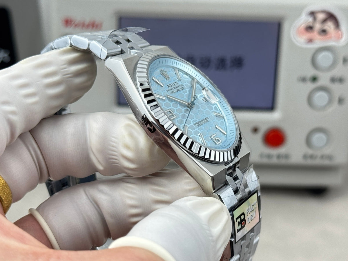 Rolex Land-Dweller Ice Blue Dial