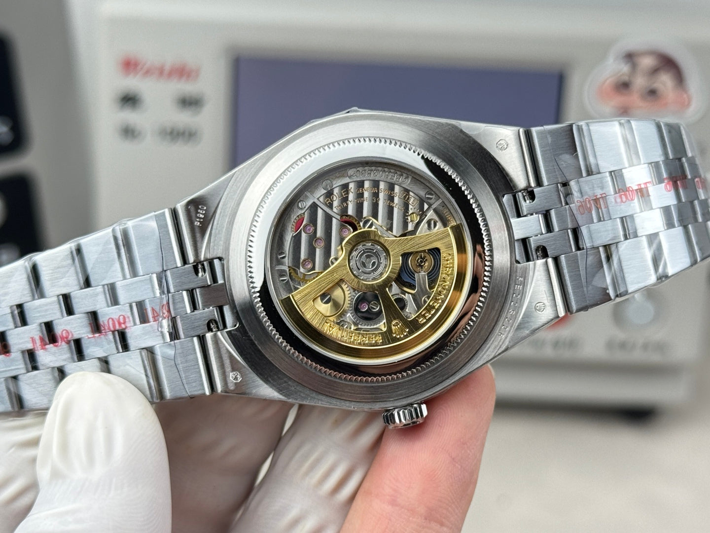 Rolex Land-Dweller Ice Blue Dial Diamond Bezel