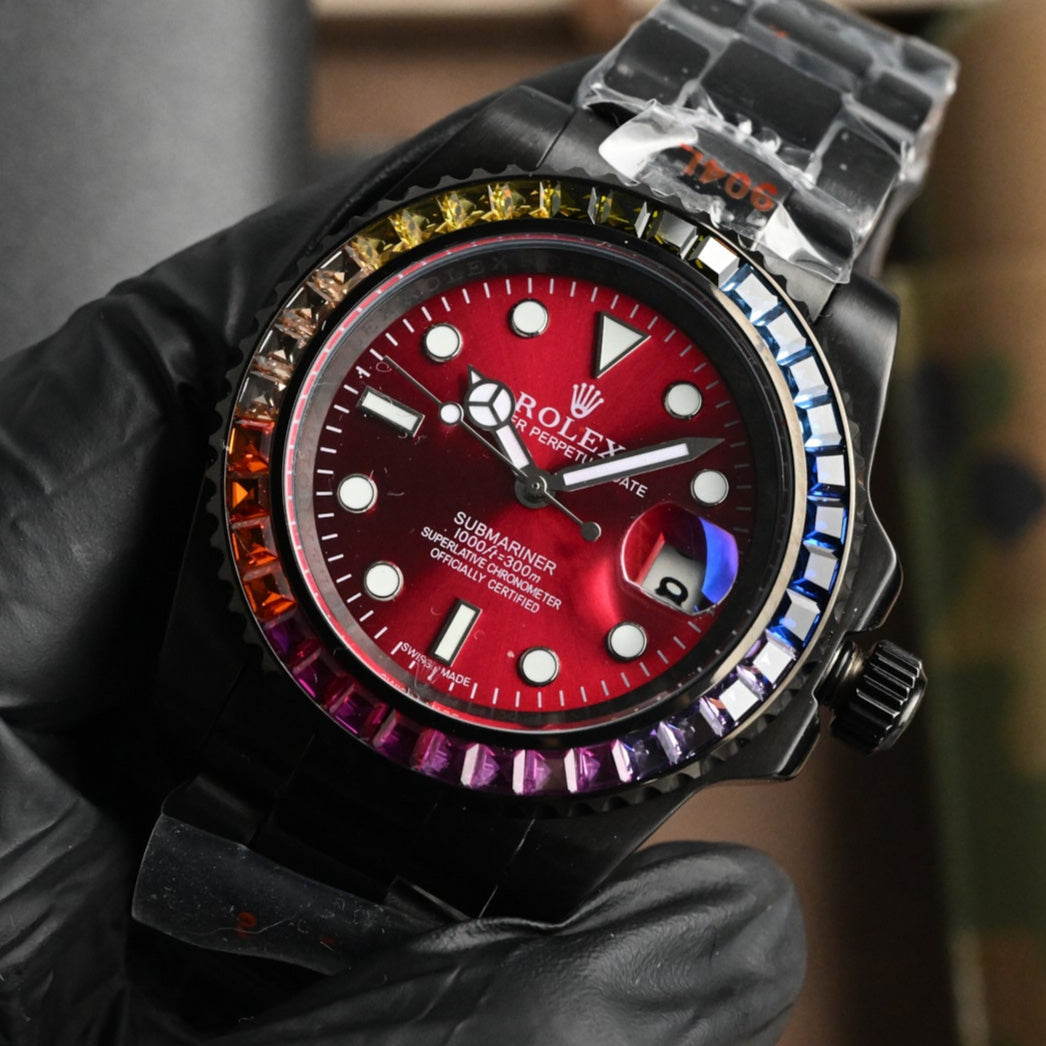 Rolex Submariner 40mm Black Red Dial