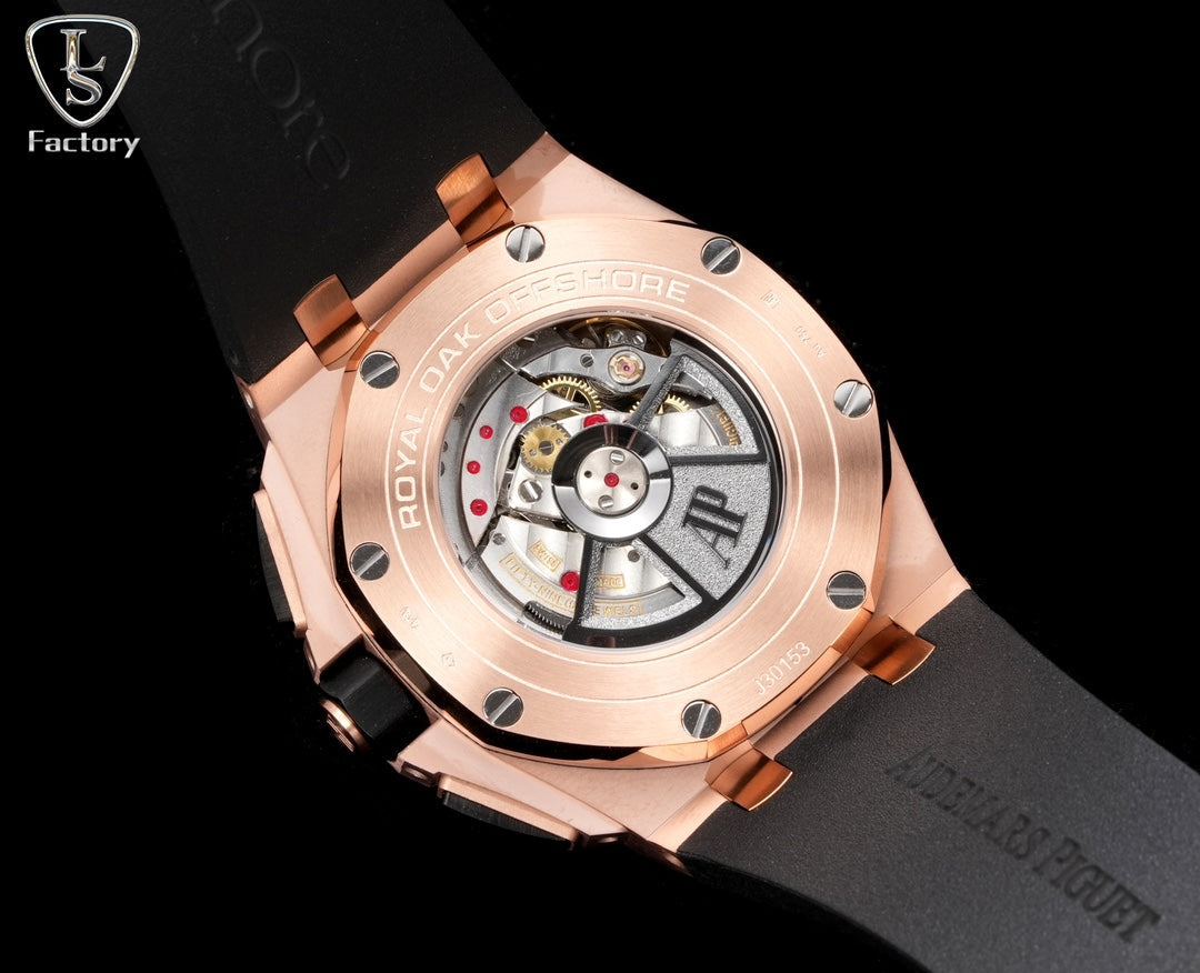Audemars Piguet Royal Oak Offshore Chronograph 44mm Rose Gold Case Black Rose Gold Dial