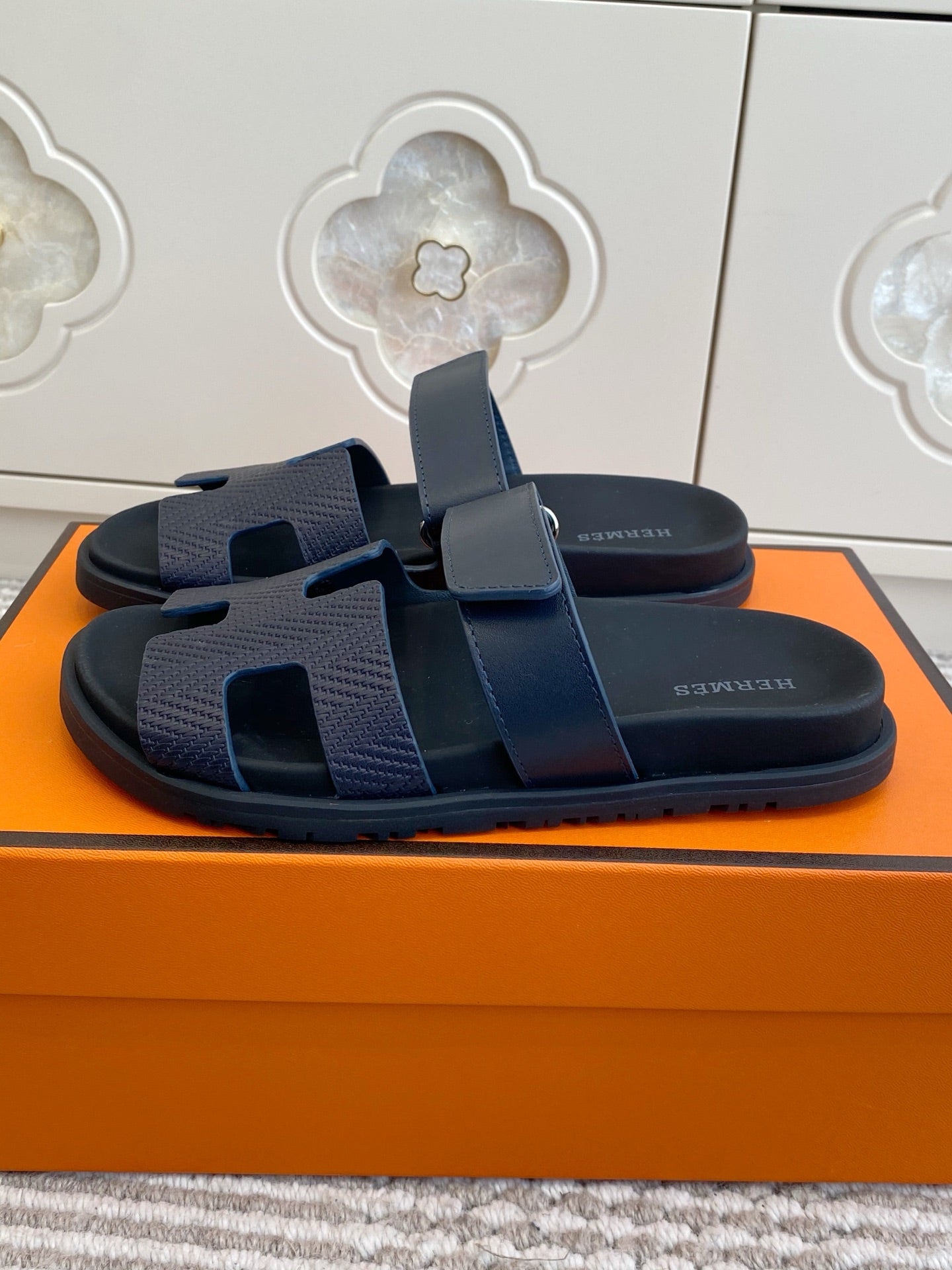 Hermes 2026 Chypre Sandal Leather 647814
