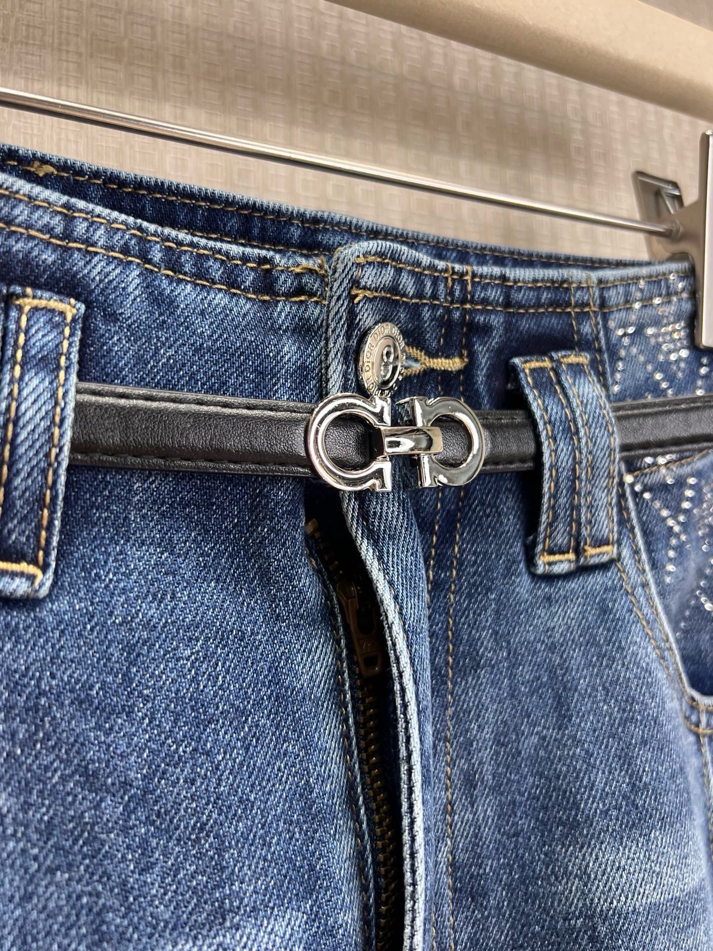 Dior 2026 Washed Blue Pants Cotton 400650