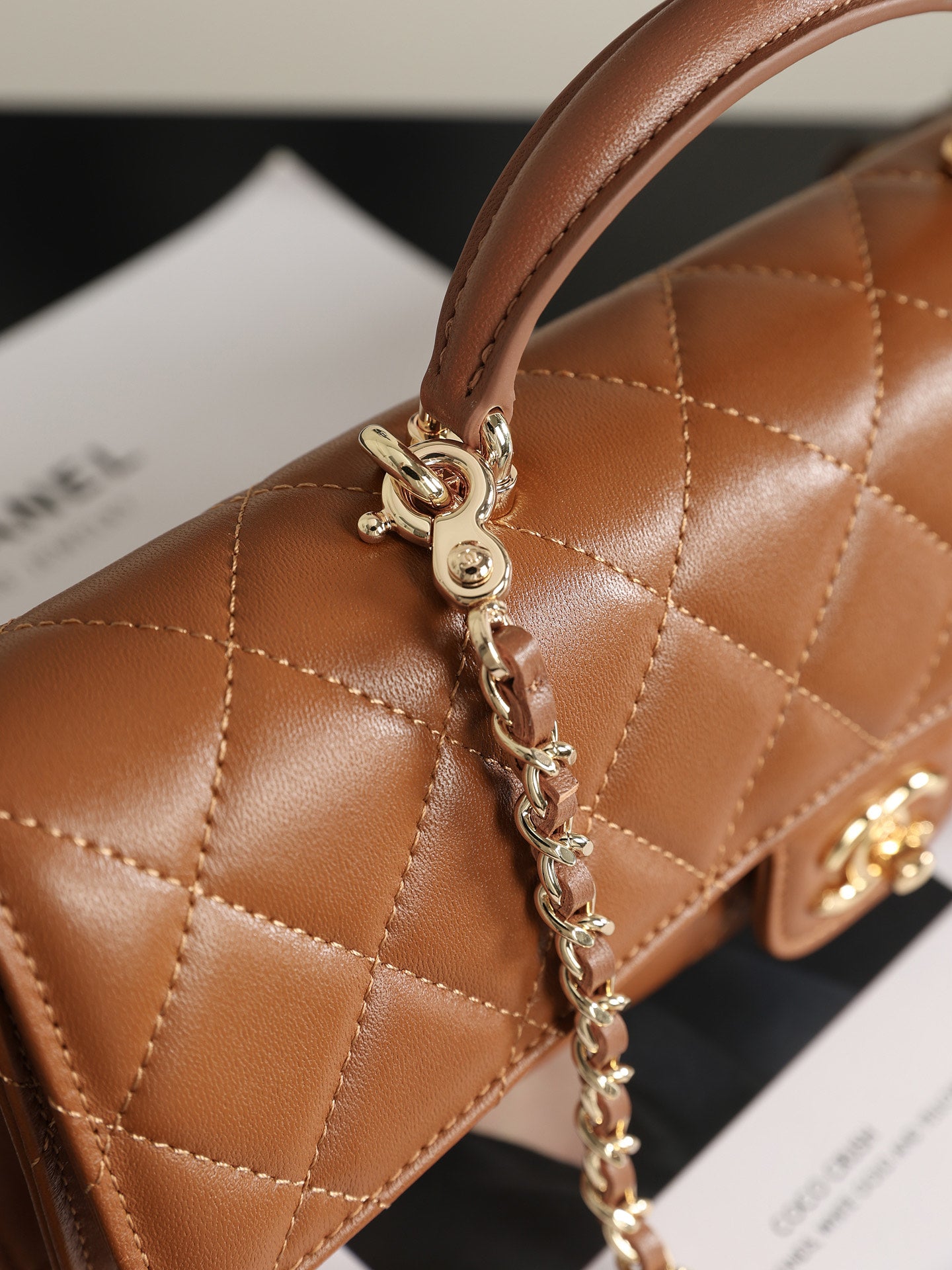 Chanel 2026 Classic Top Handle Bag 25cm Calfskin