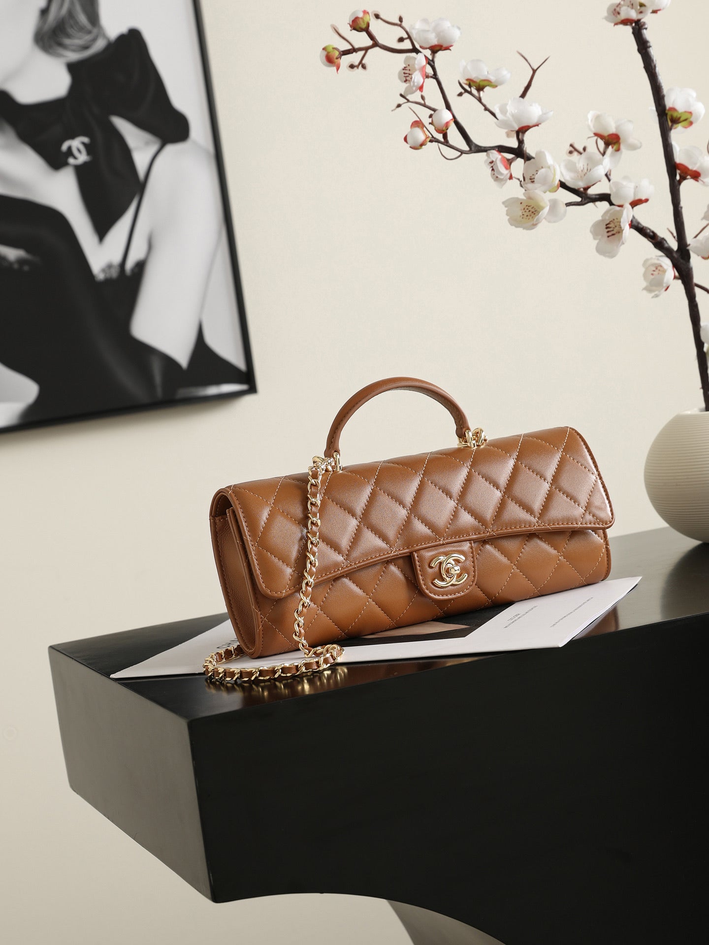 Chanel 2026 Classic Top Handle Bag 25cm Calfskin