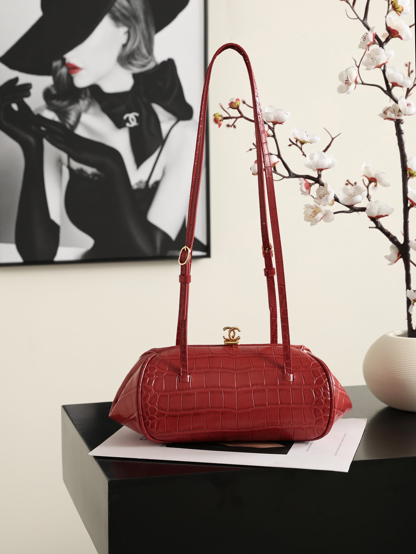 Chanel 2026 Flap Patchwork Design Bag Multicolors Suede Leather 387752