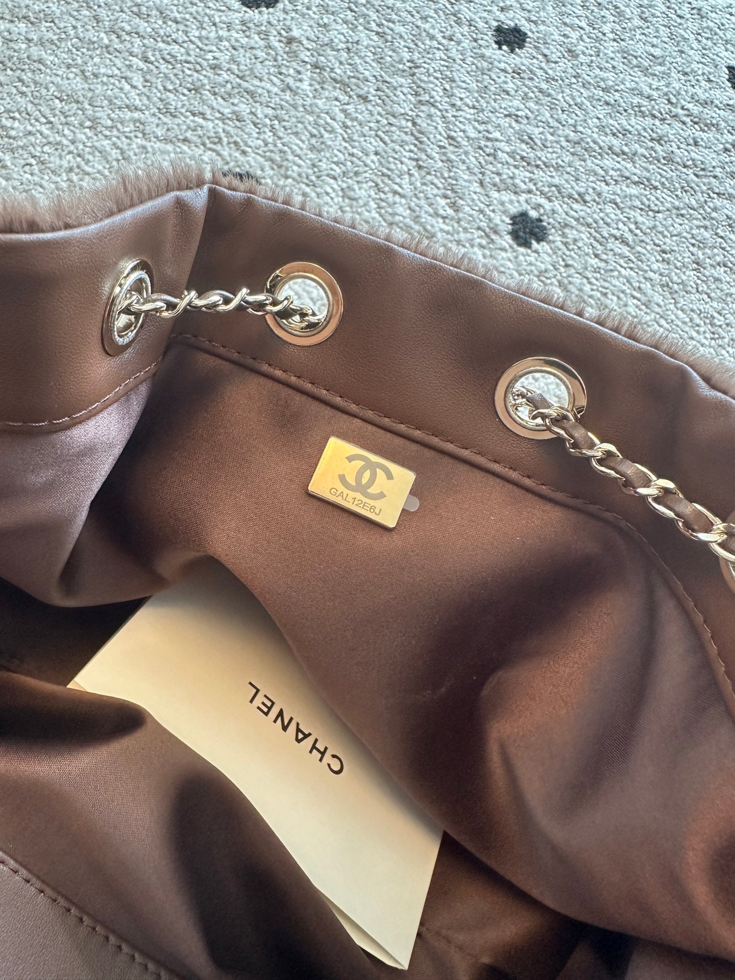 Chanel 2026 Hobo Bag Brown Ponyhair