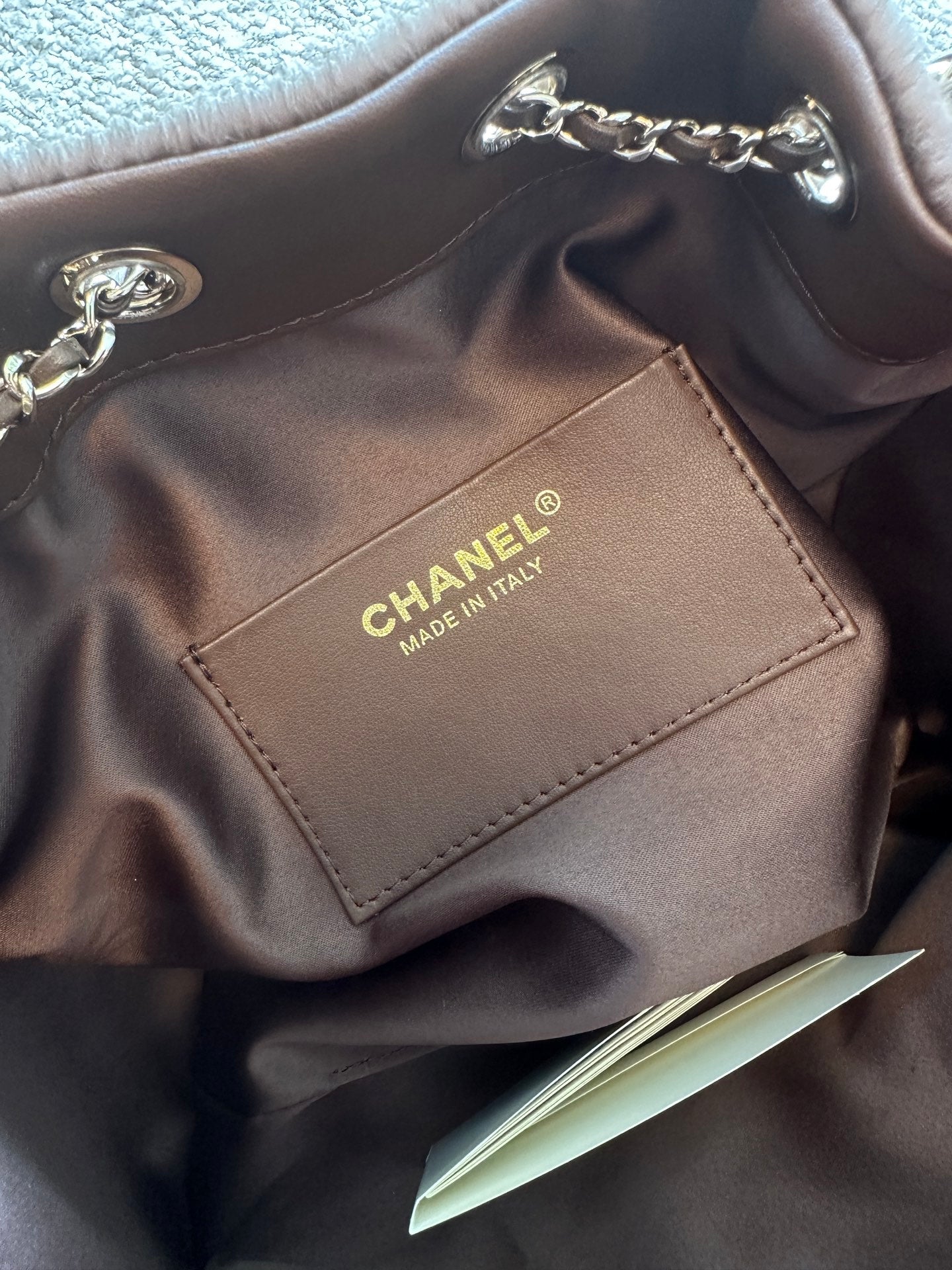 Chanel 2026 Hobo Bag Brown Ponyhair