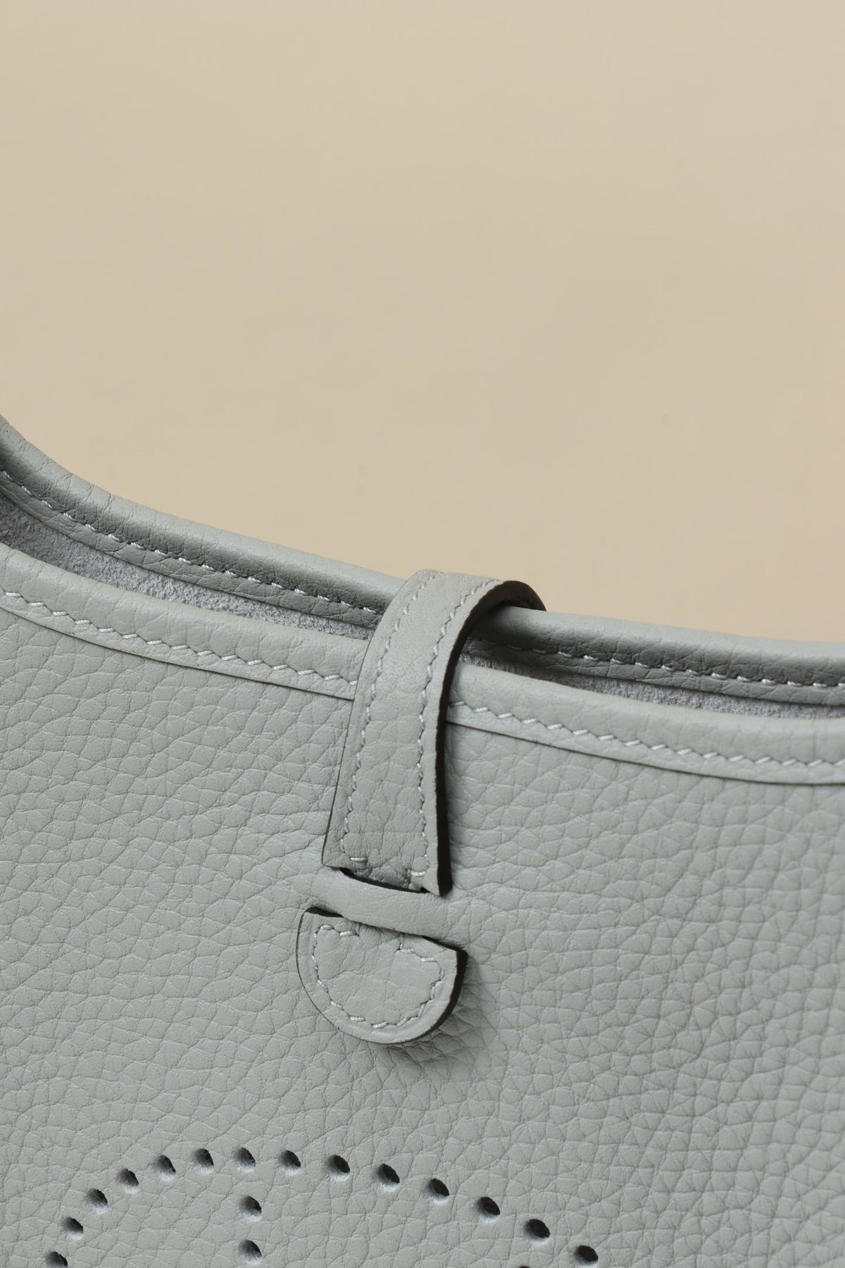 High-end Hermes 2026 Evelyne Sellier Bag 19.5cm Clemence Leather