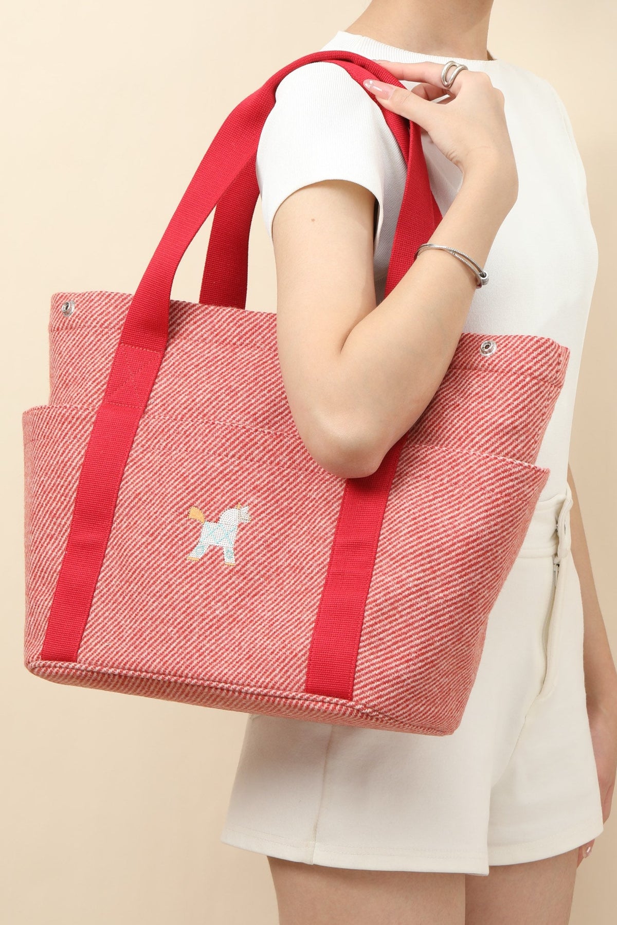 High-end Hermes 2026 Cabriole Nappy Bag 50cm Canvas
