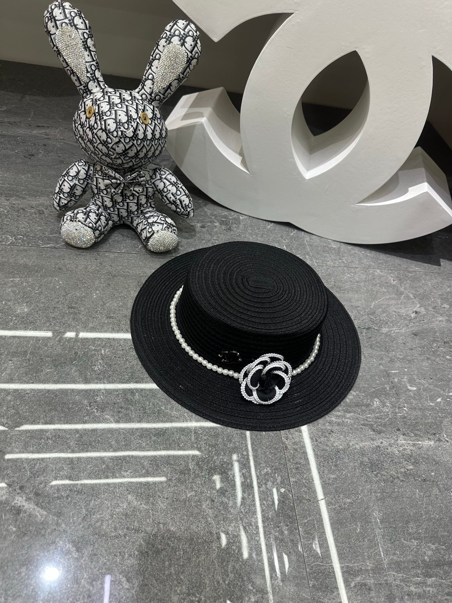 Chanel Straw Hat With Flower 262141