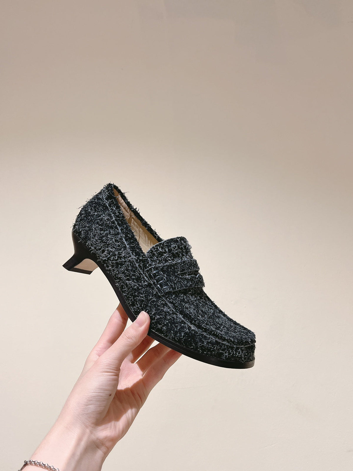 Loewe 2026 Campo Loafers Wool 653950