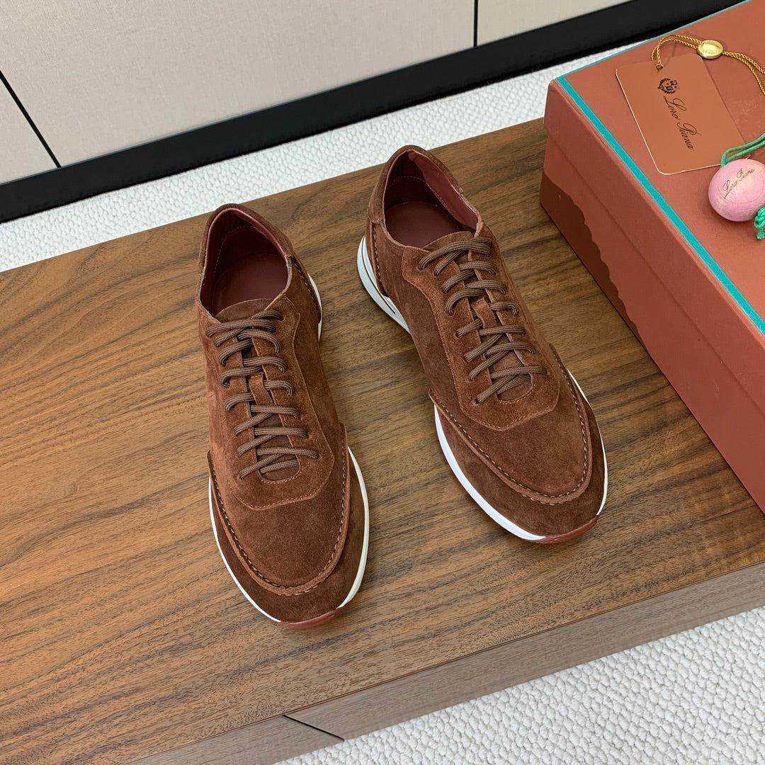 LP Week-End Walk Sneaker In Brown Mocha Suede 984396