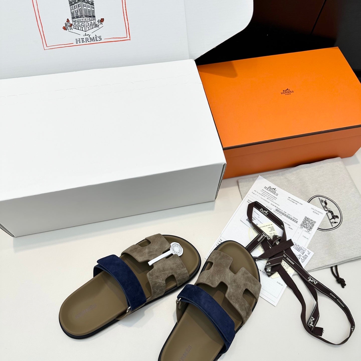 Hermes 2026 Chypre Sandal Suede Leather 992529