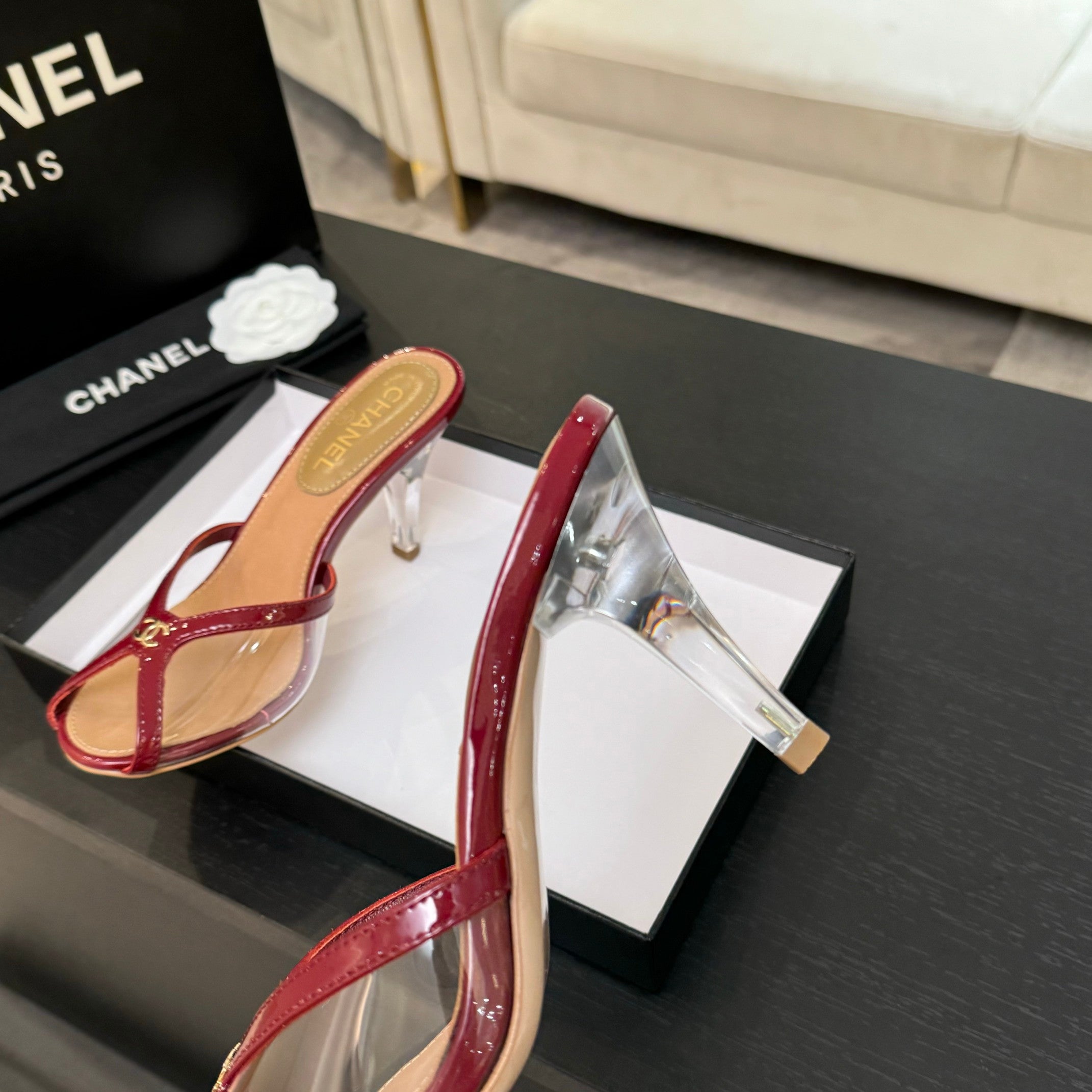 Chanel 2026 Mule Sandal 70mm Suede Leather 671441